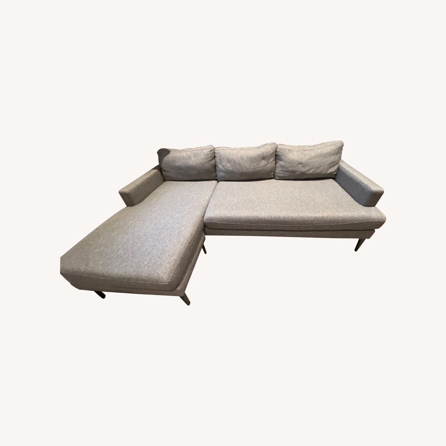 West Elm Andes 2-Piece Reversible Sectional 87" - image-5