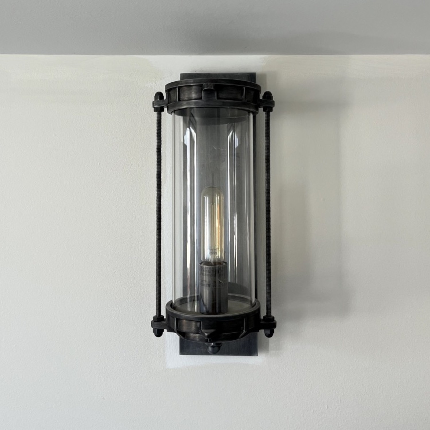 RH Edison Caged Glass Wall Sconce - image-1