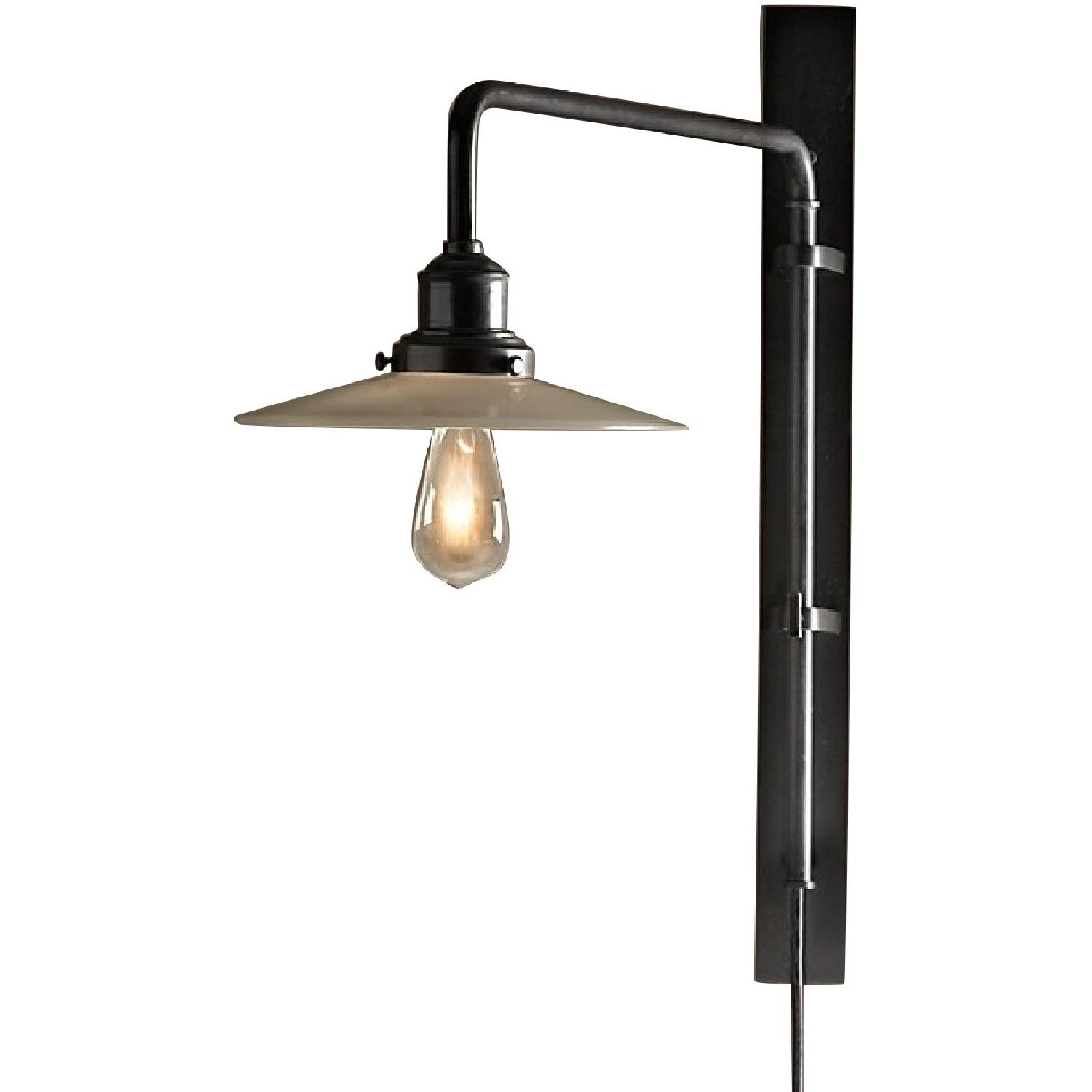 Restoration Hardware 1900 Train Station Swing-Arm Sconce - image-0