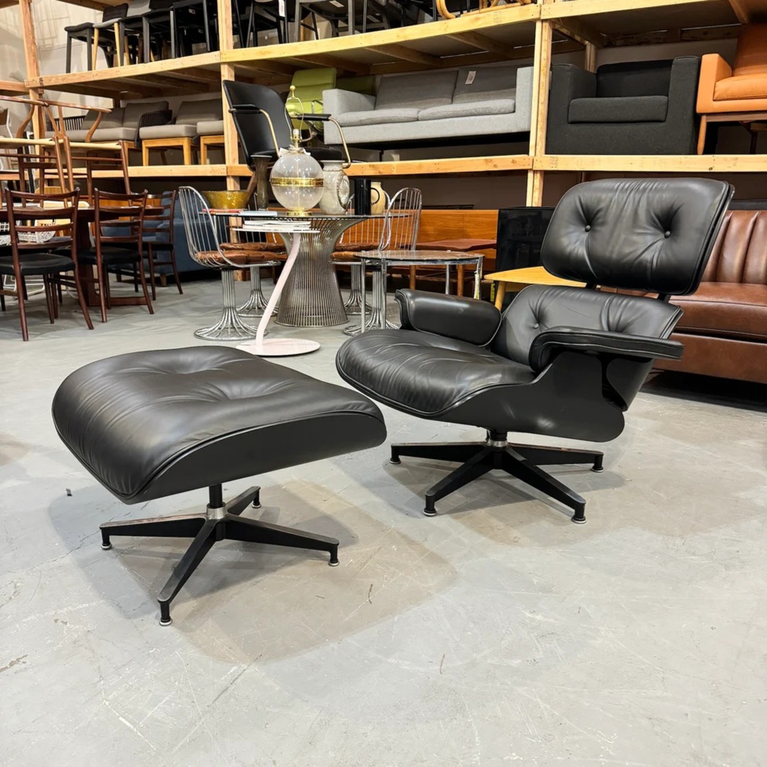 1950s Herman Miller Eames Lounge Chair & Ottoman - image-2