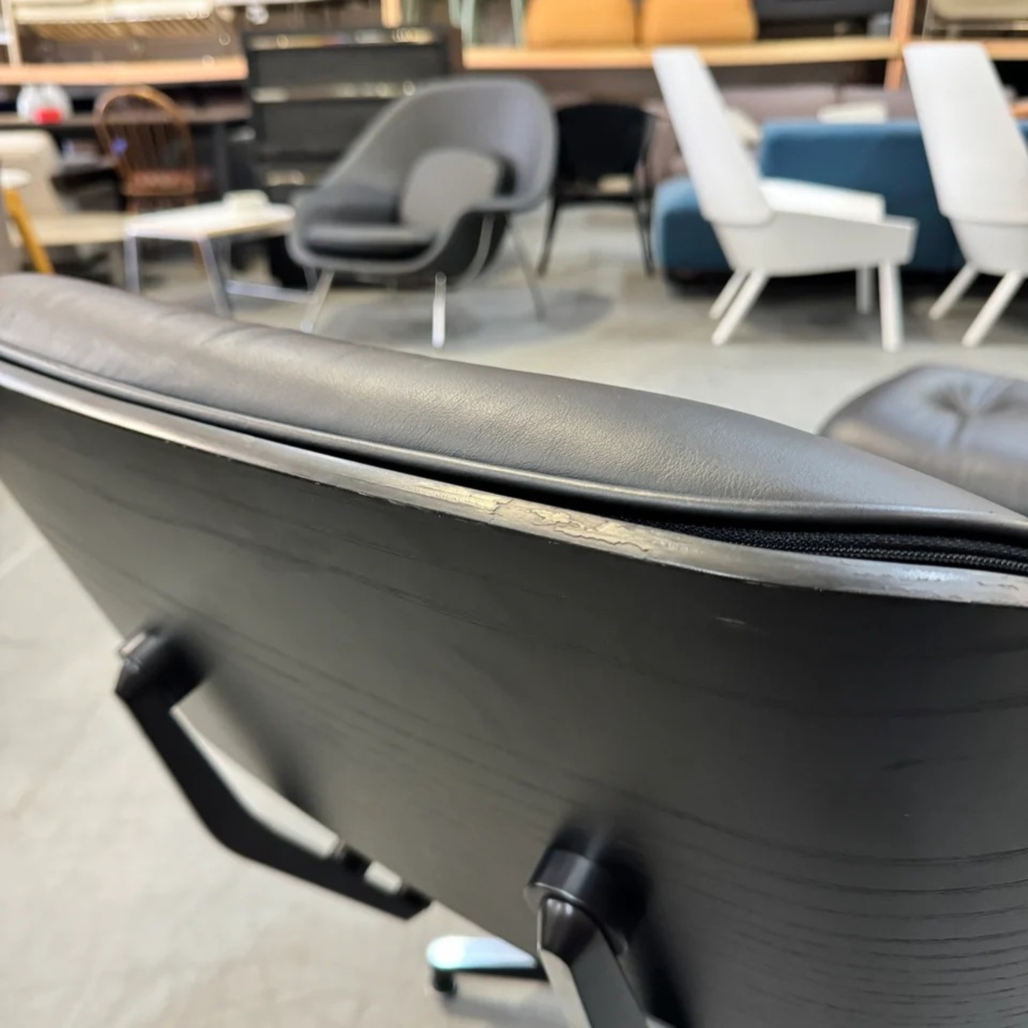 1950s Herman Miller Eames Lounge Chair & Ottoman - image-1