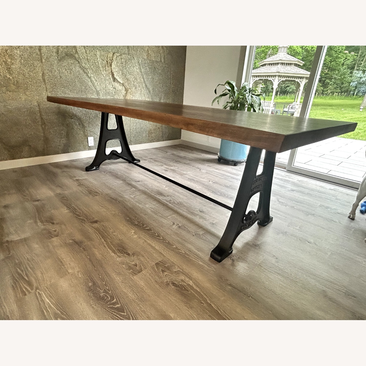 Black Walnut Dining Table W 6 Chairs - image-3