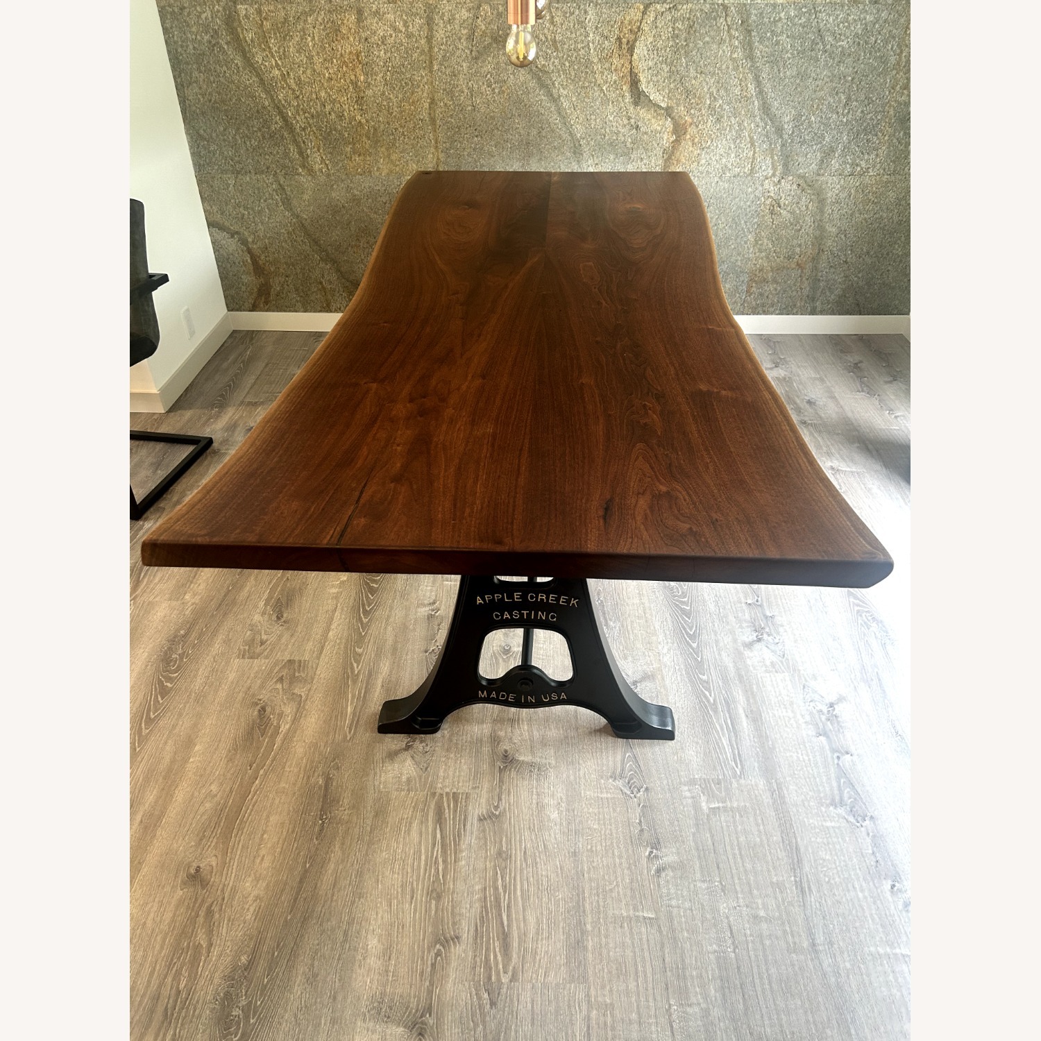 Black Walnut Dining Table W 6 Chairs - image-8