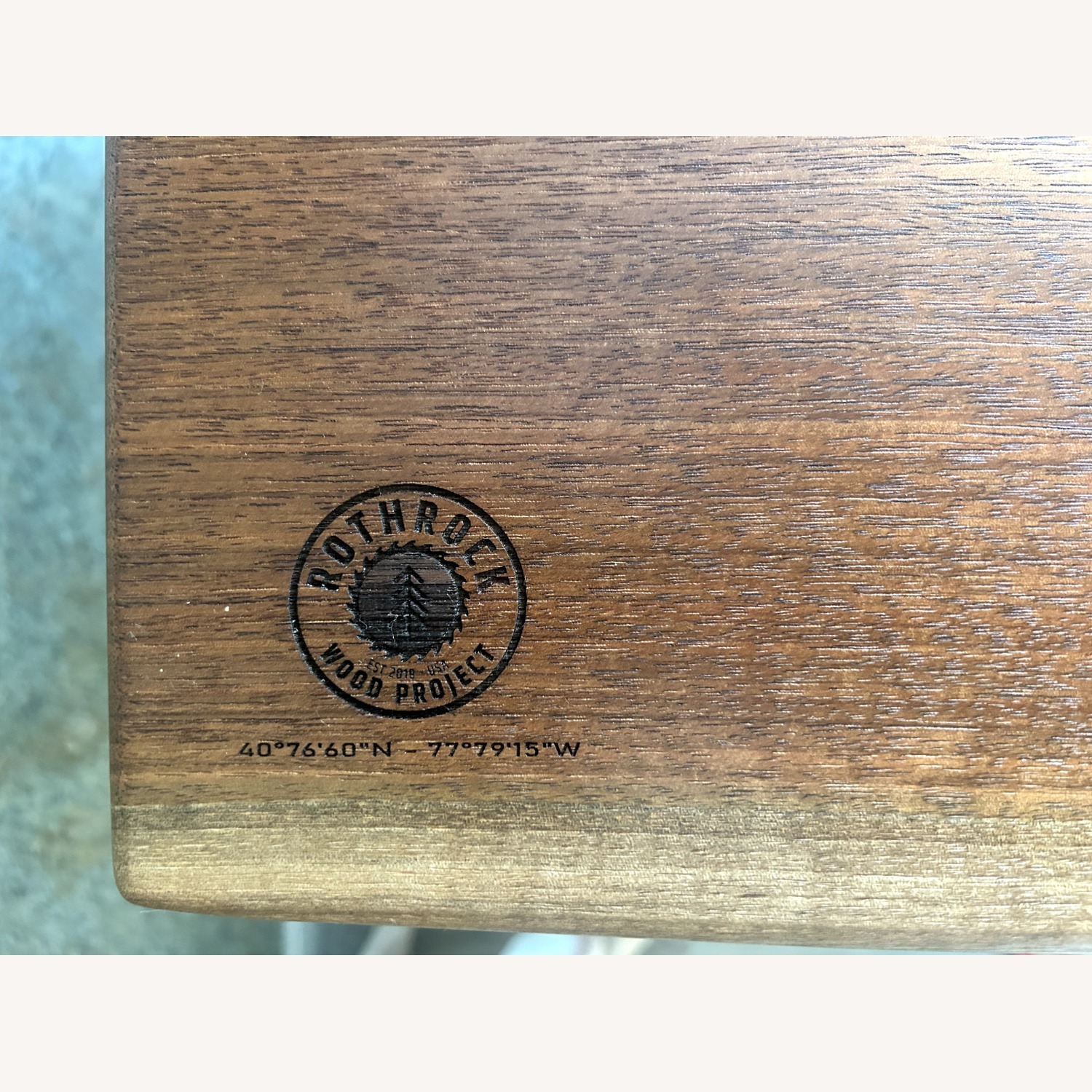 Black Walnut Dining Table W 6 Chairs - image-4