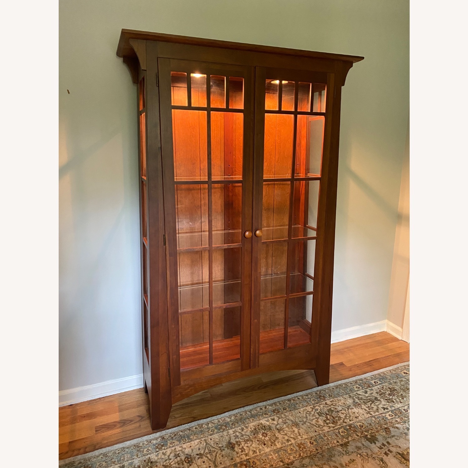 Ethan Allen American Impressions Curio Cabinet - image-1
