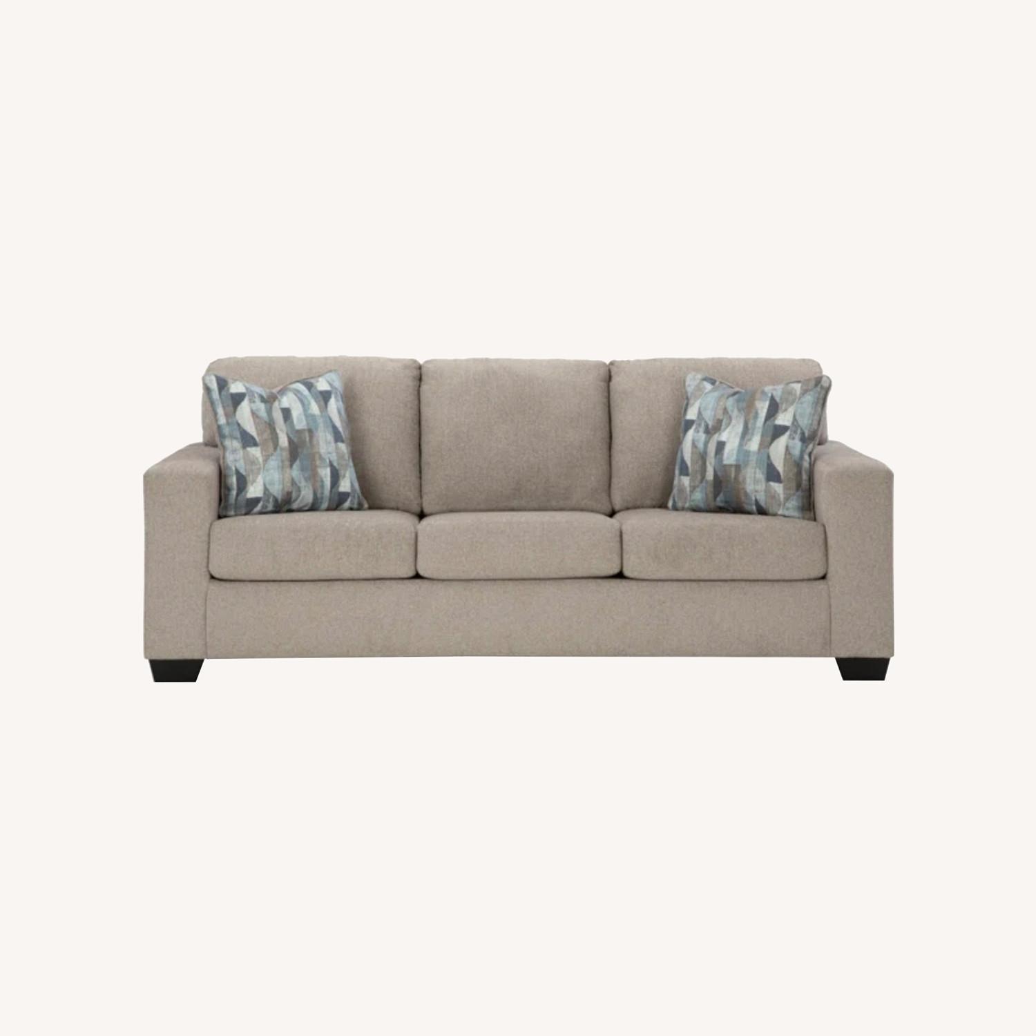 Deltona 85" Upholstered Sleeper Sofa (Wayfair) - image-0