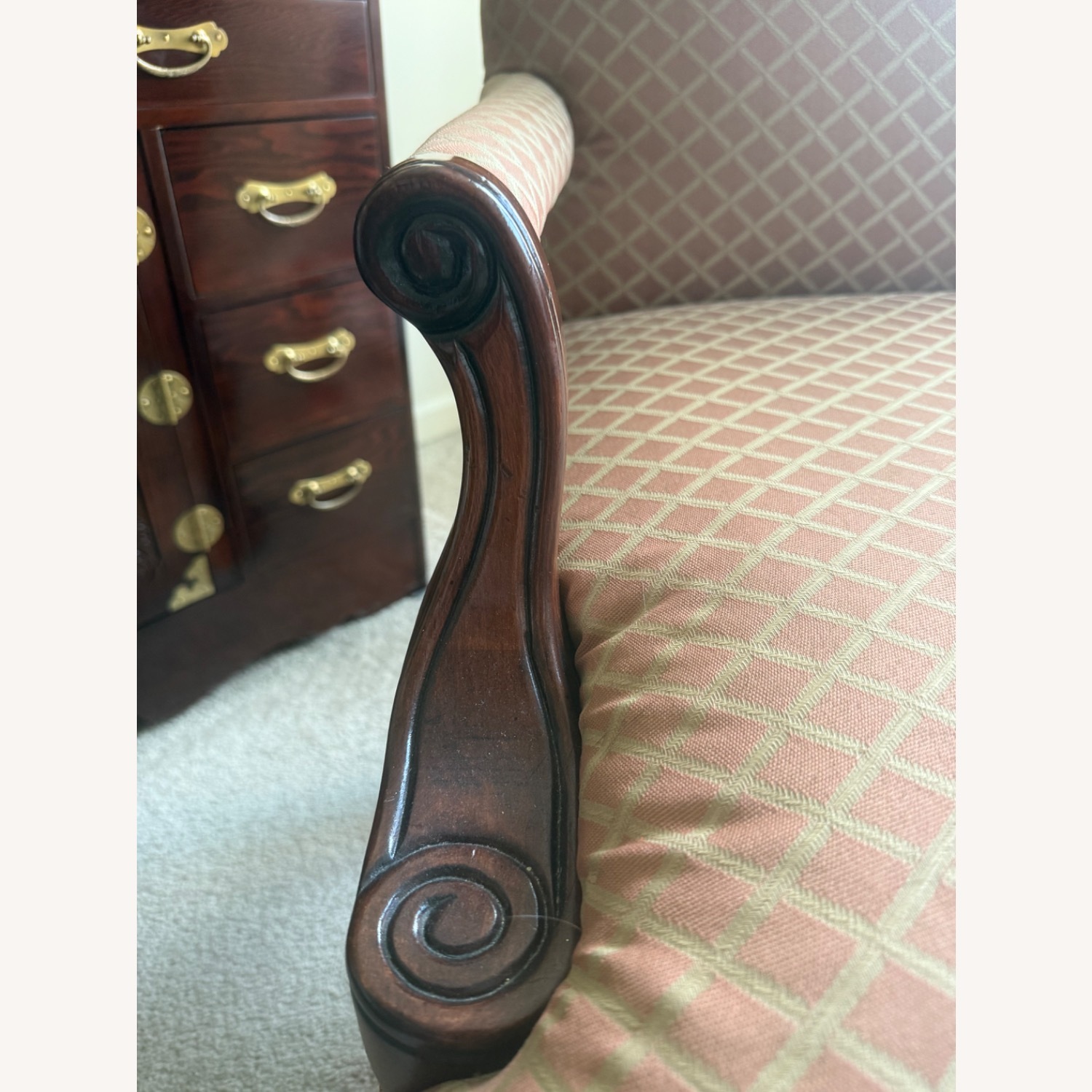 Vintage Chippendale Arm Chair  - image-3