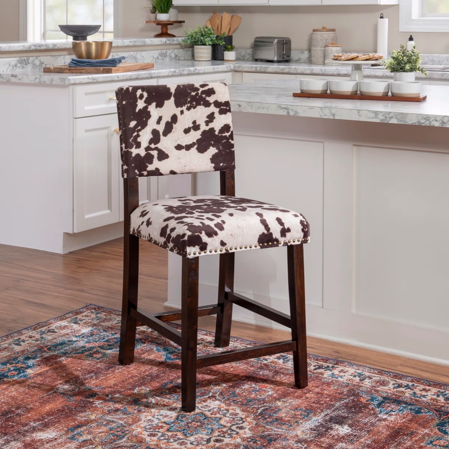 Cowprint Counter Stools - Fun and Sophistication! - image-5