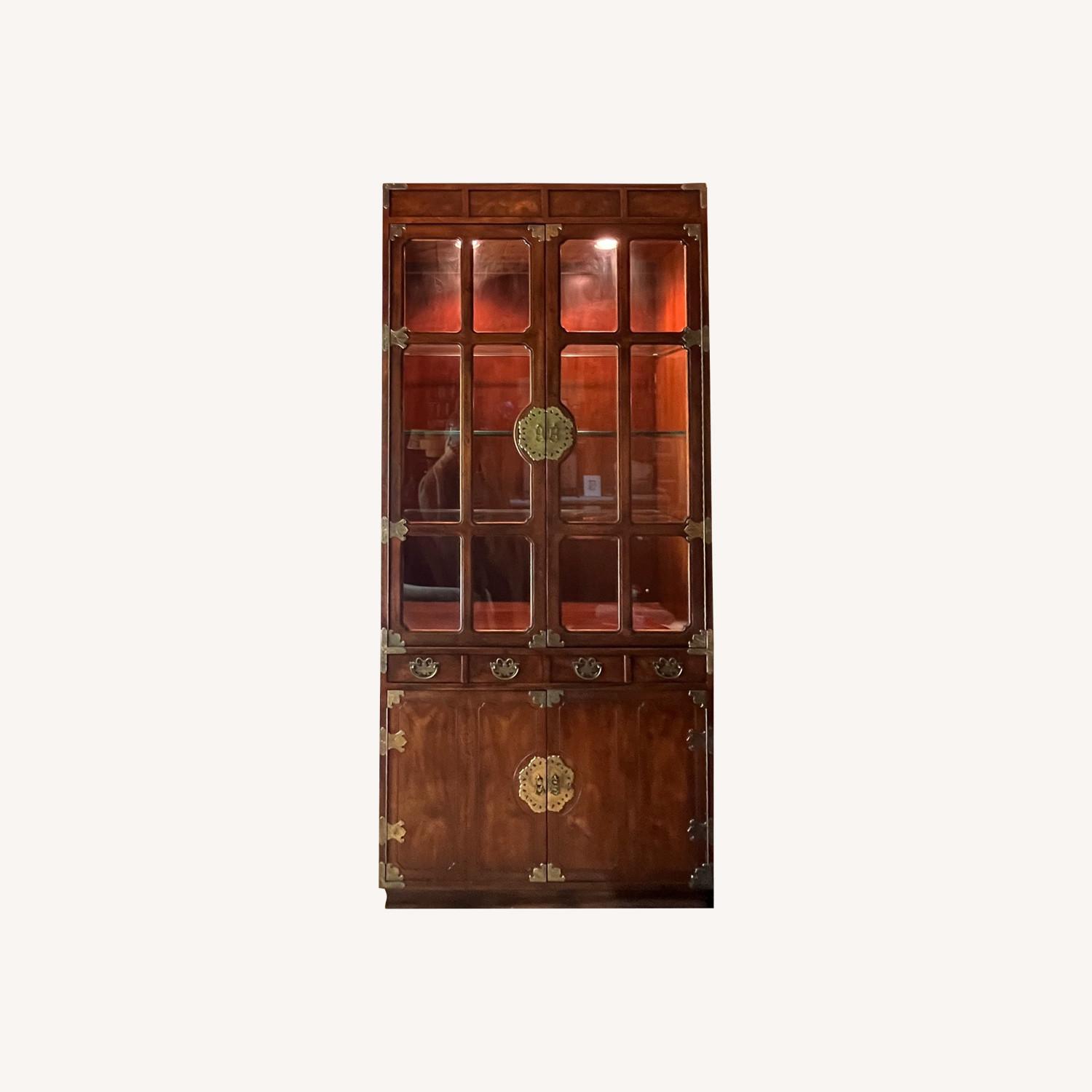 Henredon Asian Inspired China Cabinet - image-0