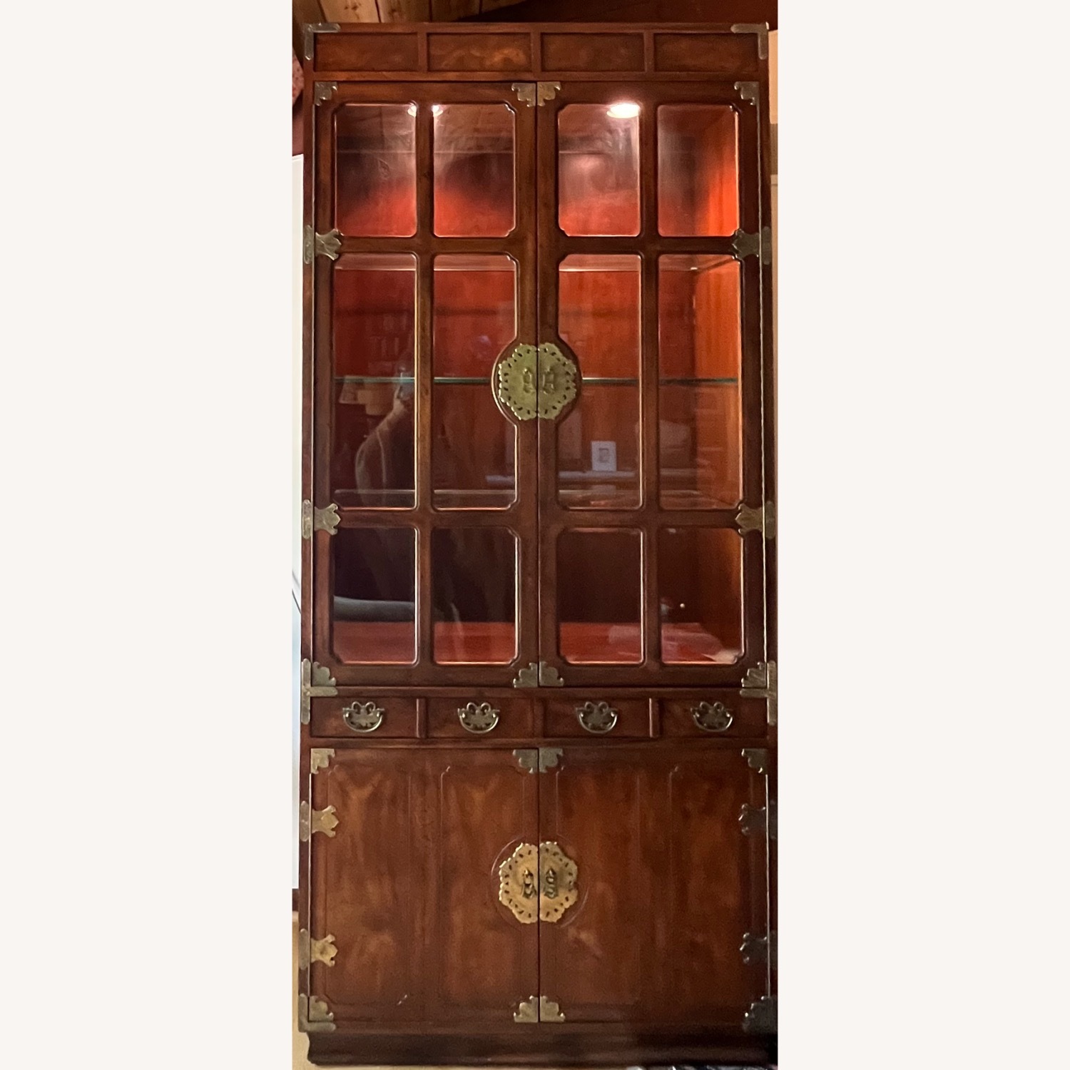Henredon Asian Inspired China Cabinet - image-1