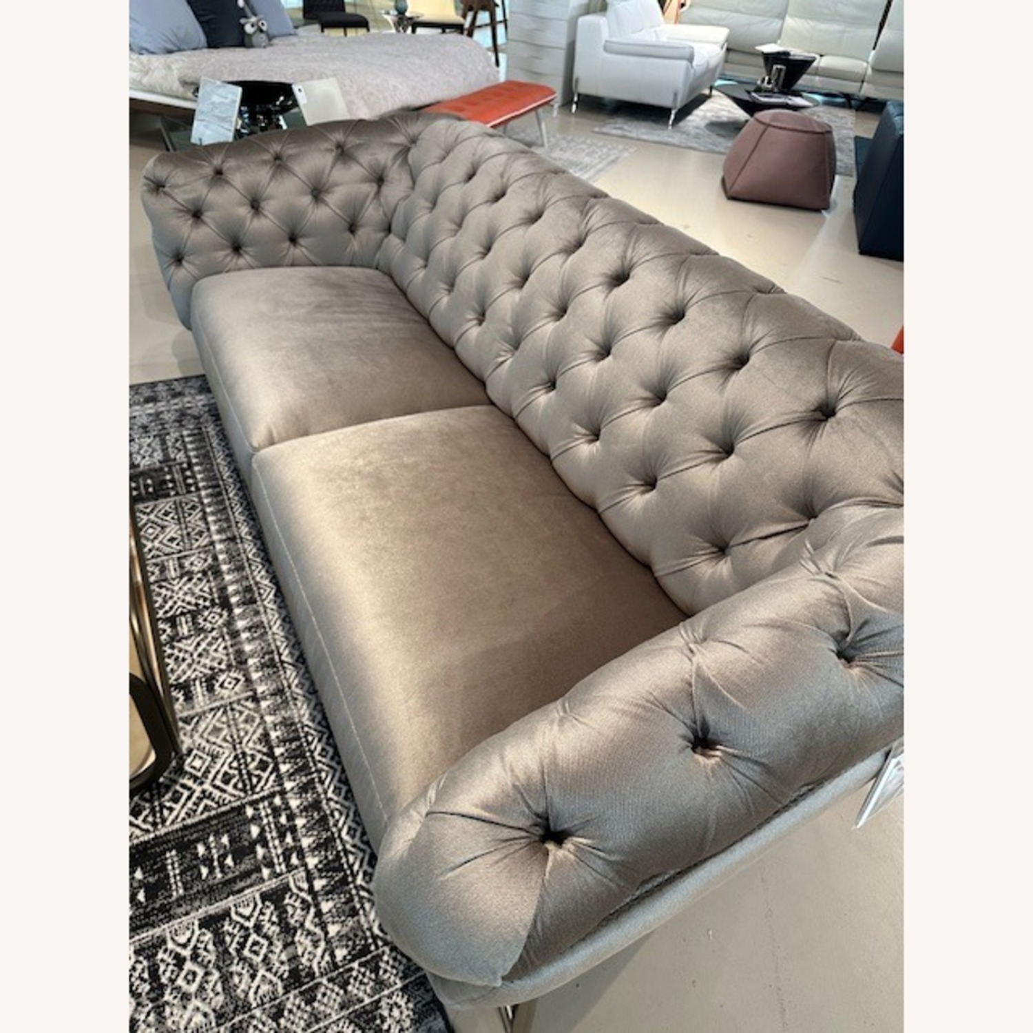 Italian Sofa, High End Luxury Fabrics - image-1