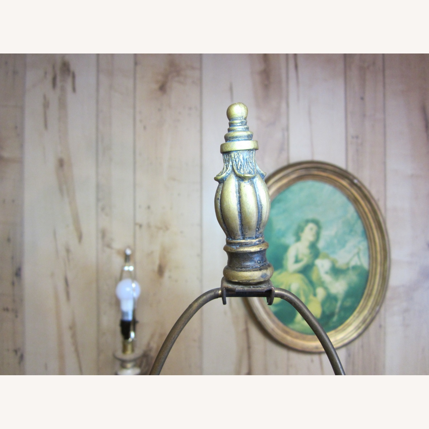 Retro Ornate Capodimonte Style Lamp Made In Italy - image-12