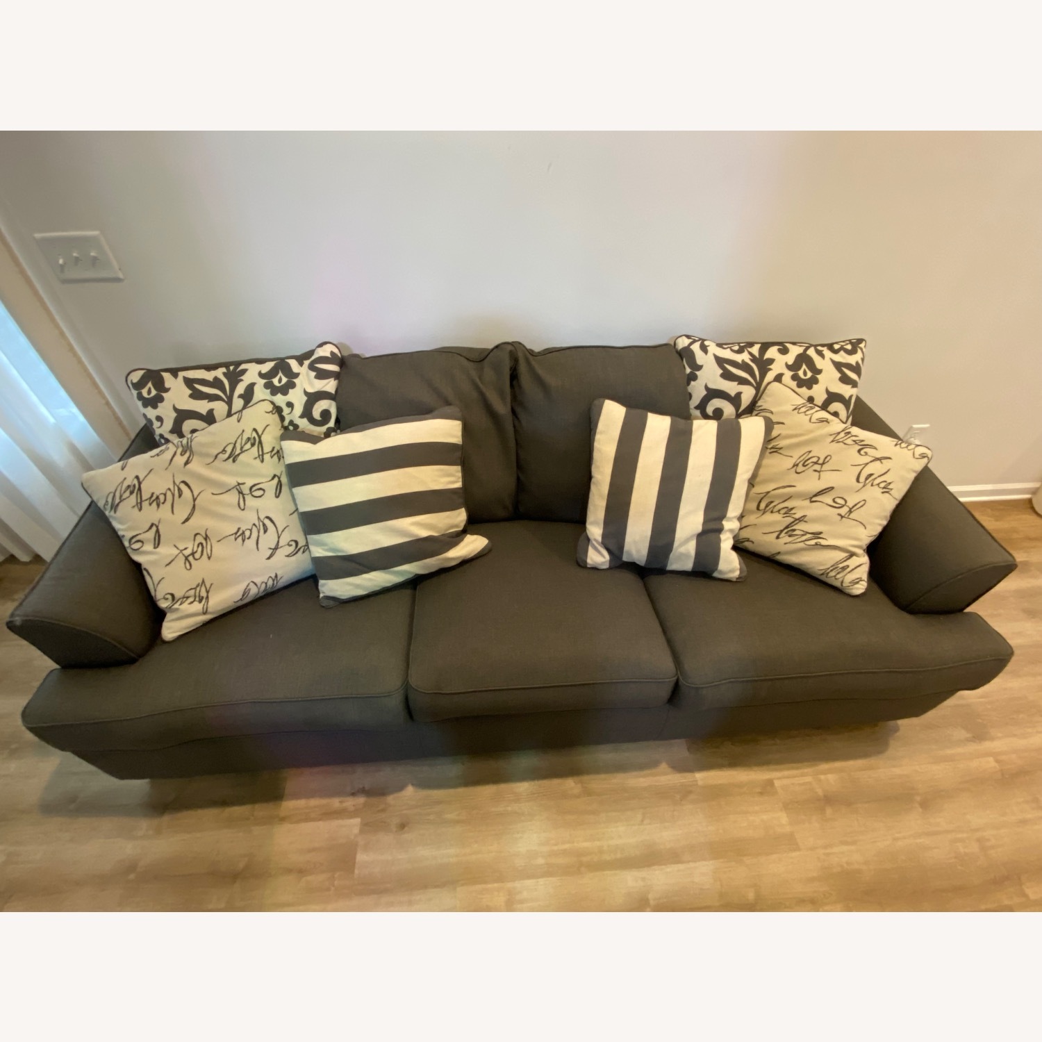 Ashley Furniture Levon Charcoal Grey Sofa - image-2