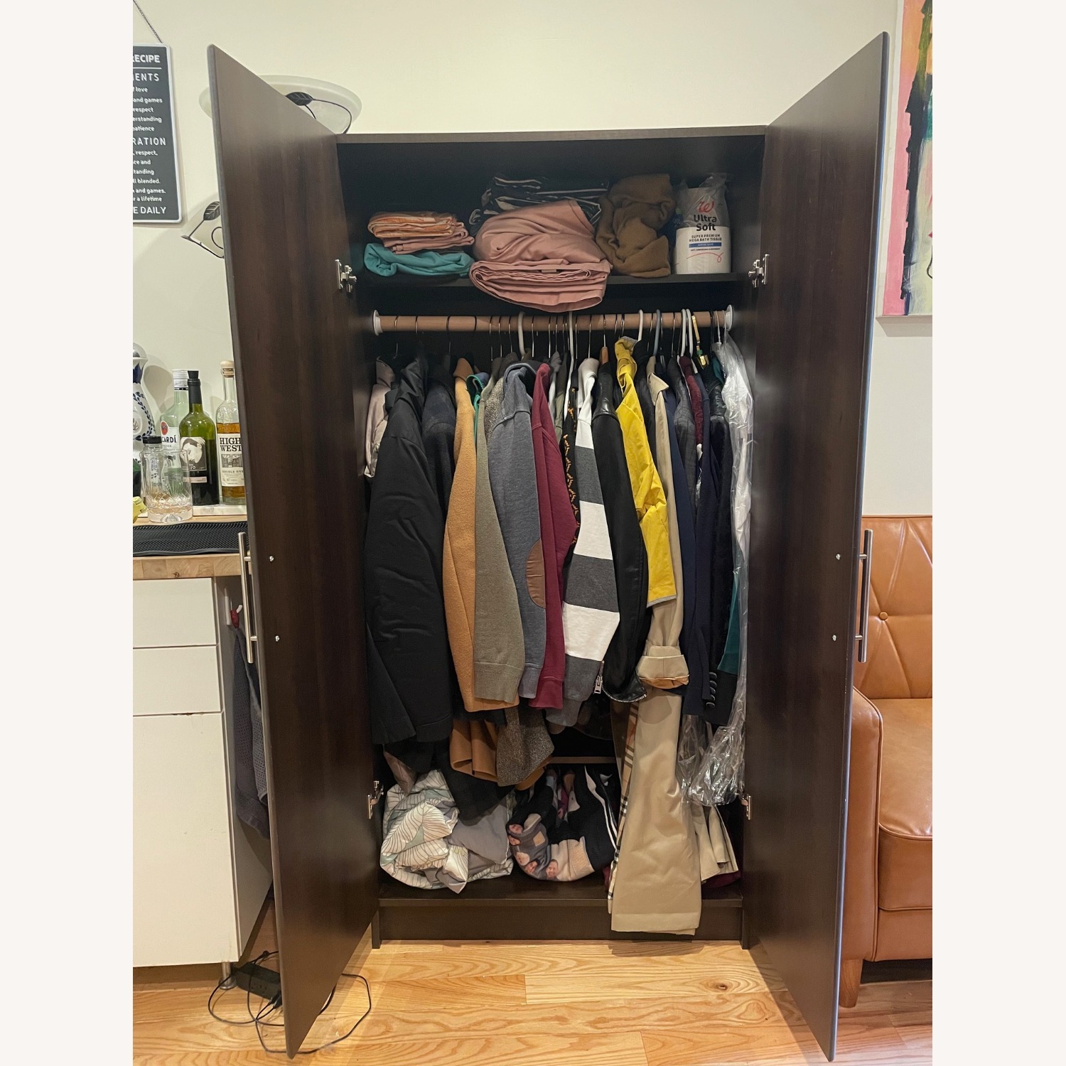 Bucholz Wardrobe Cabinet/Closet - image-4