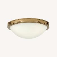 Hinkley Maxwell Antique Brass Ceiling Light