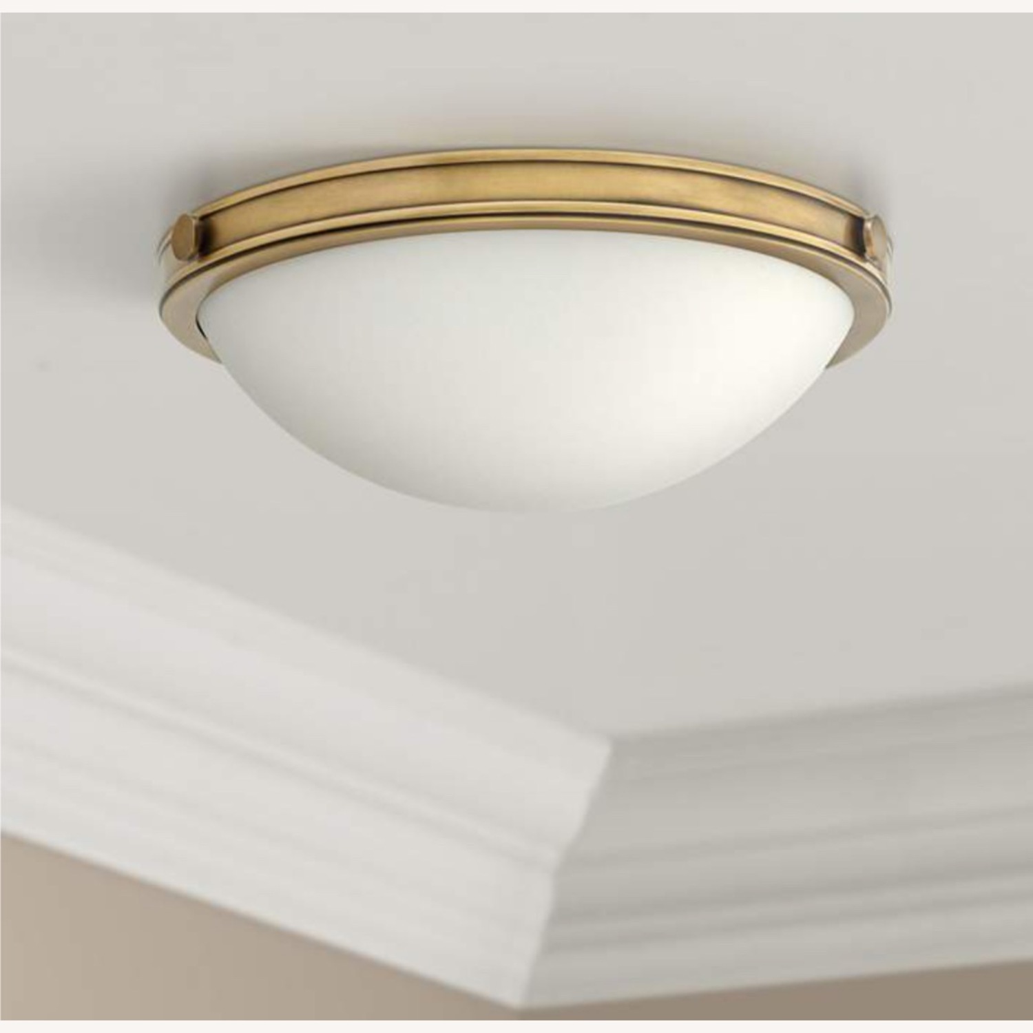Hinkley Maxwell Antique Brass Ceiling Light - image-4