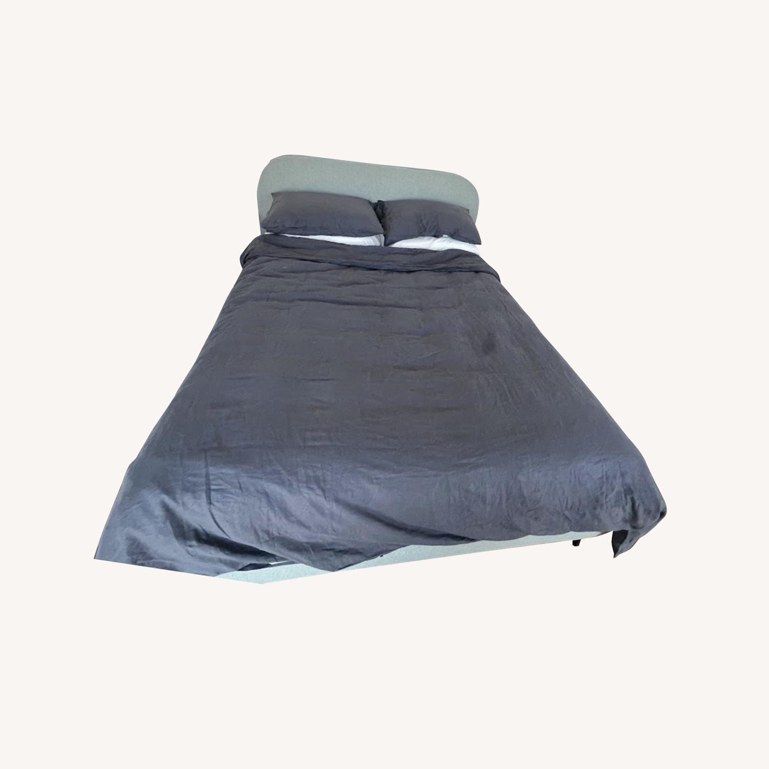 IKEA VADHEIM Upholstered Bed Frame - image-5