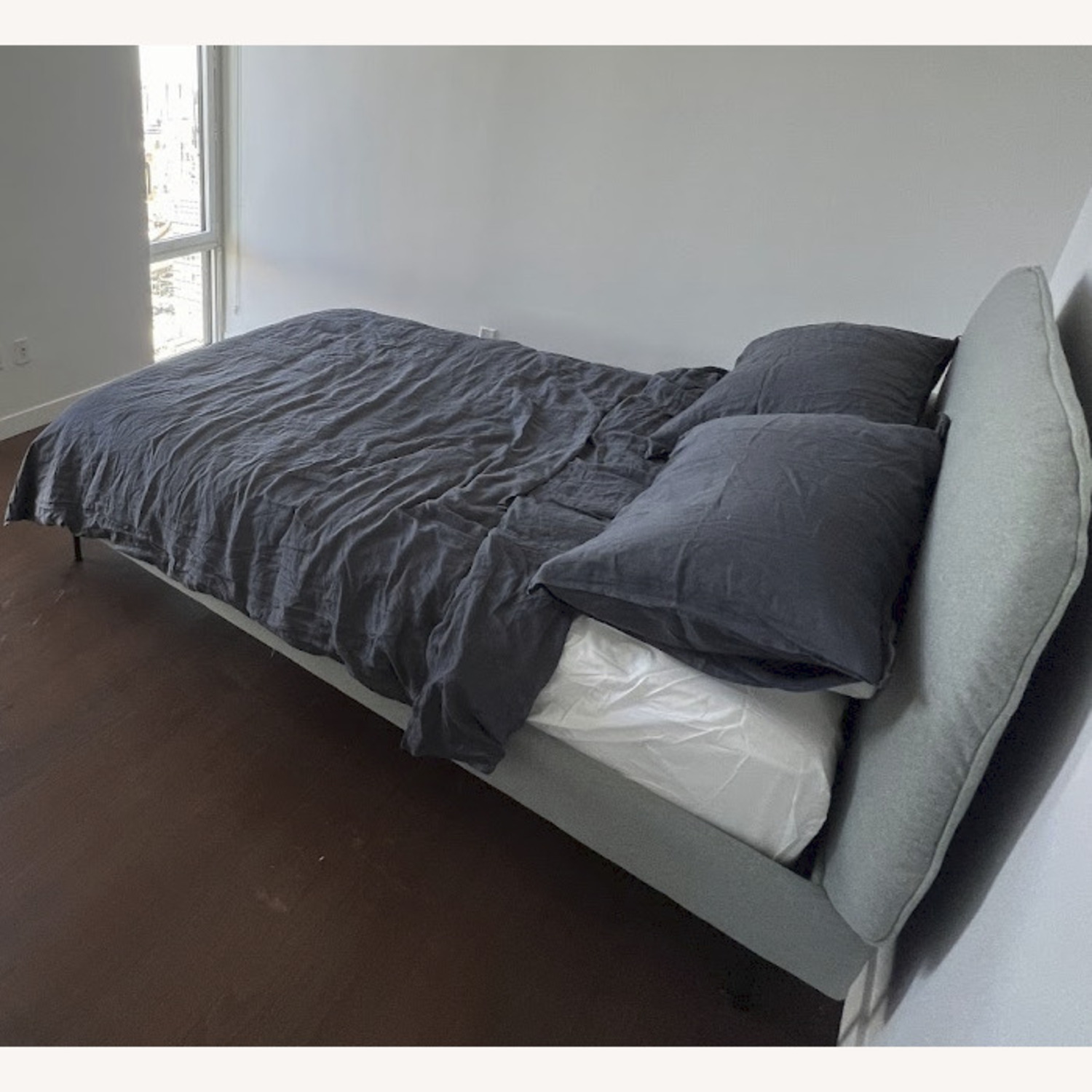 IKEA VADHEIM Upholstered Bed Frame - image-3
