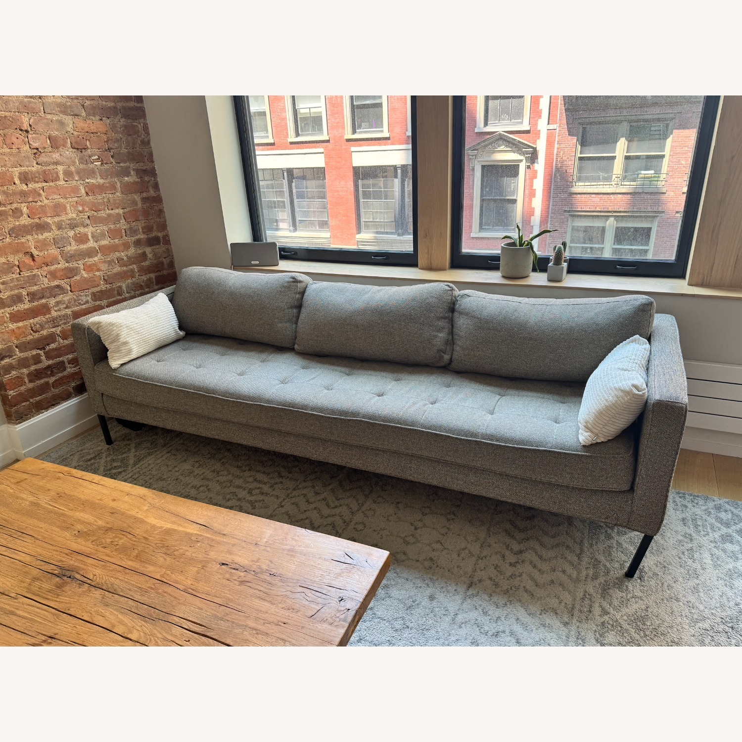 Blu Dot Paramount Grey 3 Seater Couch - image-1