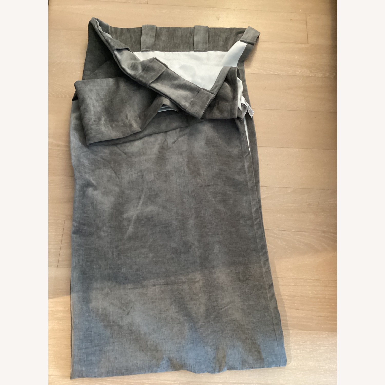 West Elm Worn Velvet Blackout Curtain - image-2