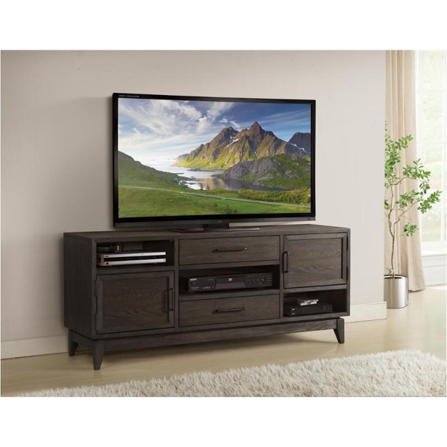 Dream Entertainment Unit - Solid Wood - image-4