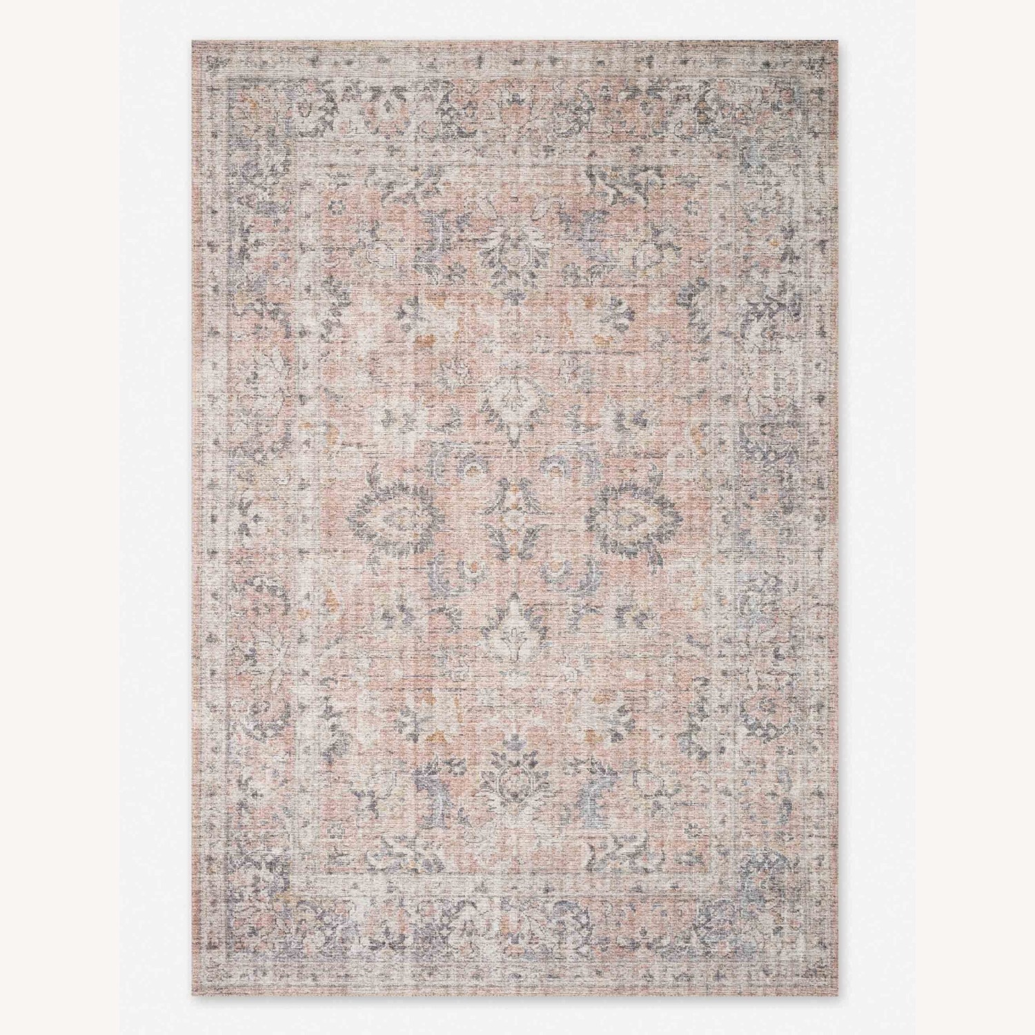 Lulu & Georgia Roze Rug in Blush and Grey - image-4