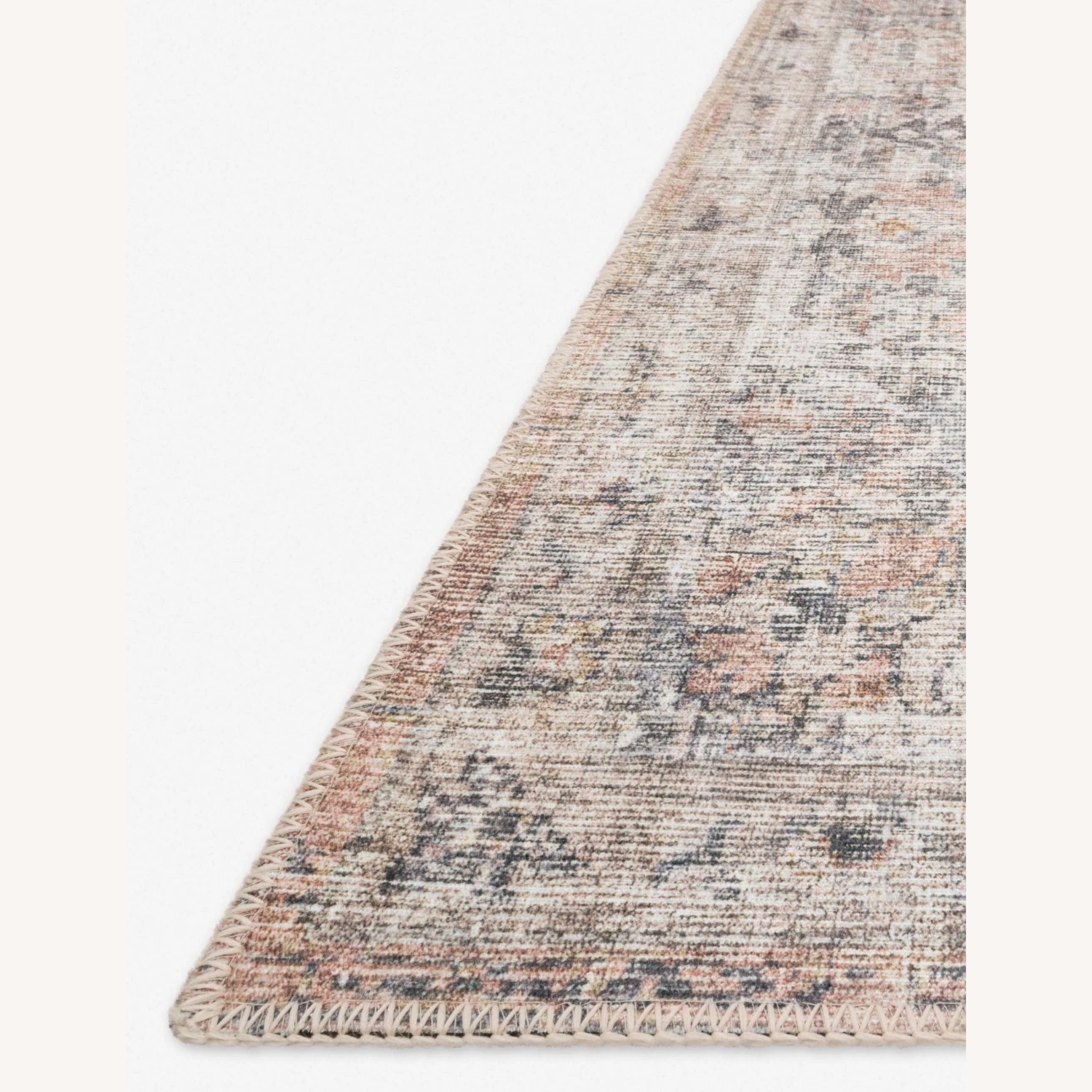 Lulu & Georgia Roze Rug in Blush and Grey - image-2