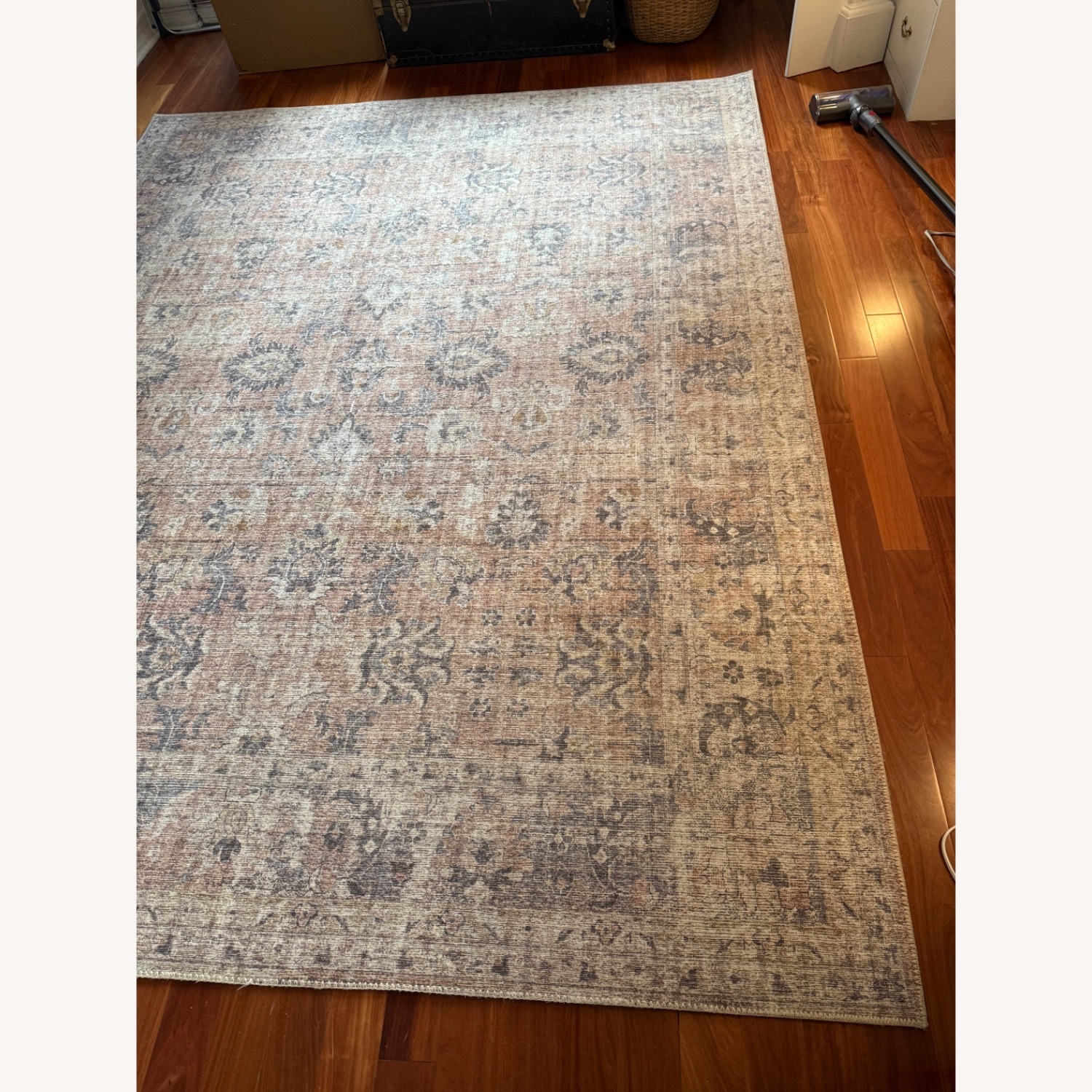 Lulu & Georgia Roze Rug in Blush and Grey - image-8