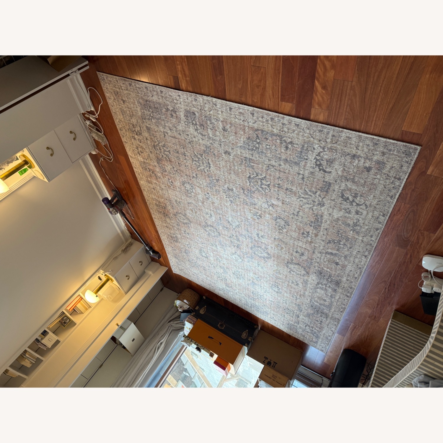 Lulu & Georgia Roze Rug in Blush and Grey - image-5