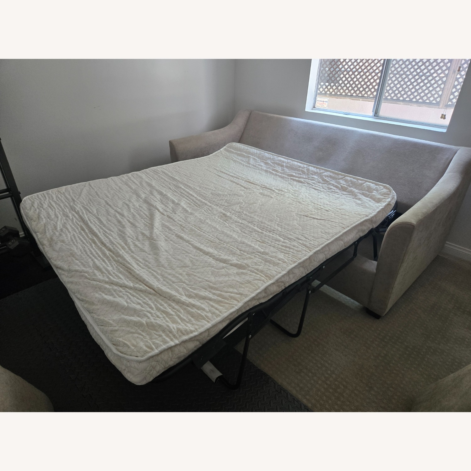 97" Queen Memory Foam Sleeper Sofa Bed - image-2