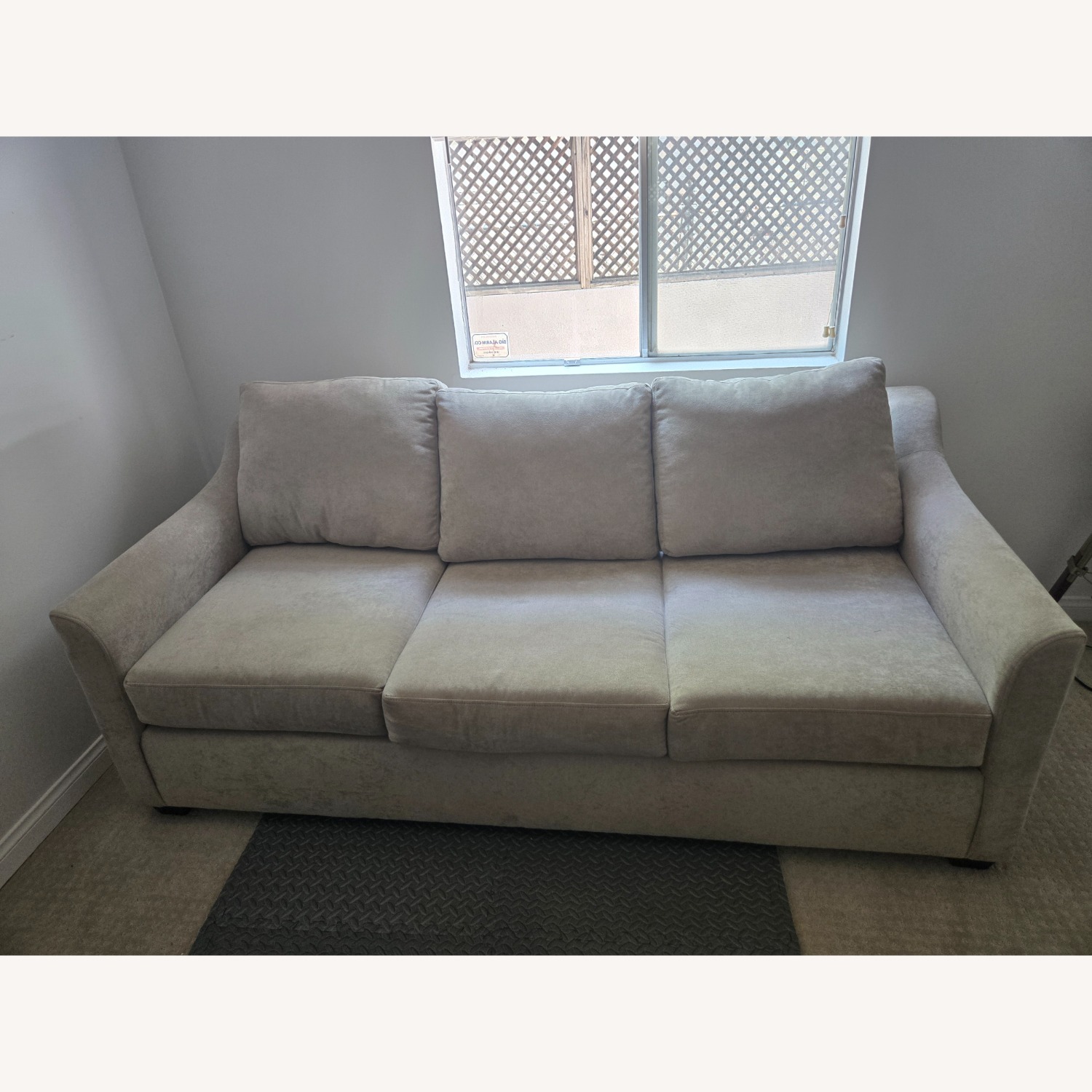 97" Queen Memory Foam Sleeper Sofa Bed - image-1