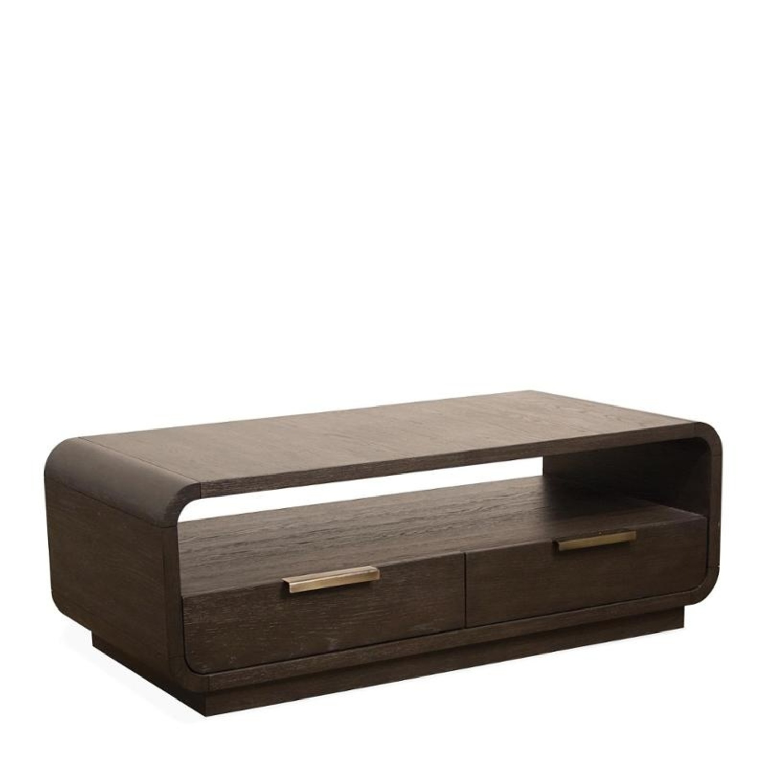 Modern, solid wood coffee table with drawers - image-4