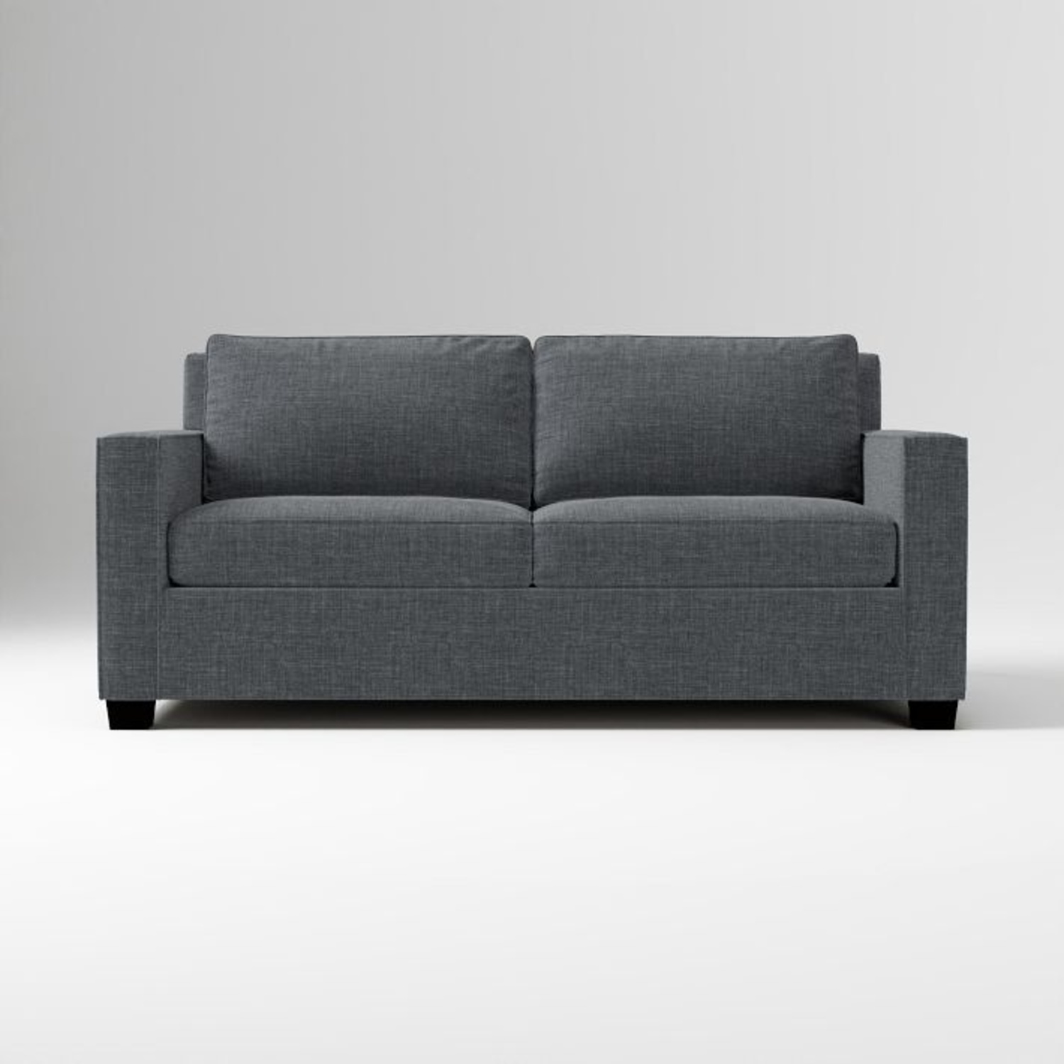 West Elm Shadow Velvet Henry Sofa - image-0