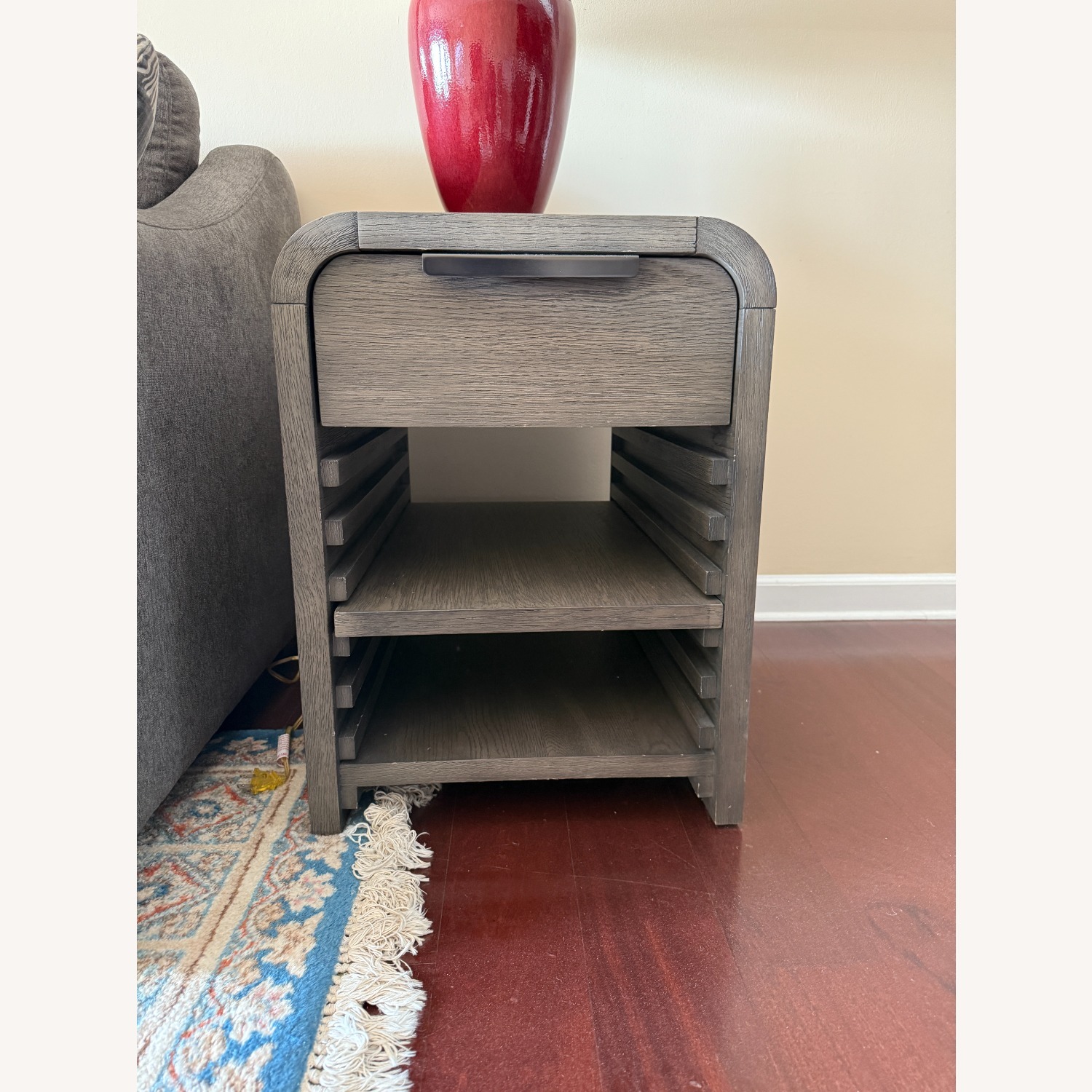 Thick Solid Wood Side Table - image-1