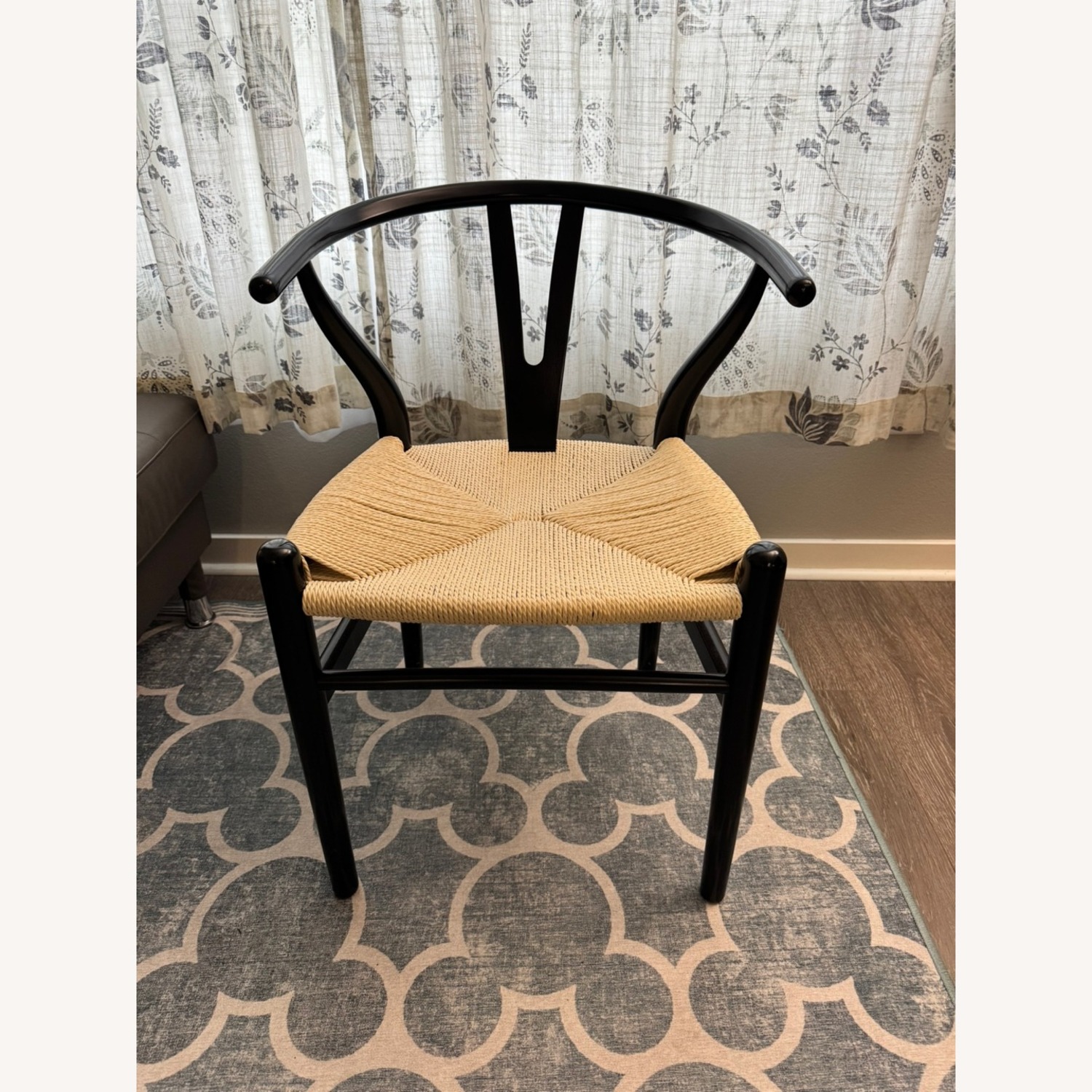 Poly & Bark Black Weave Chair Set - image-3