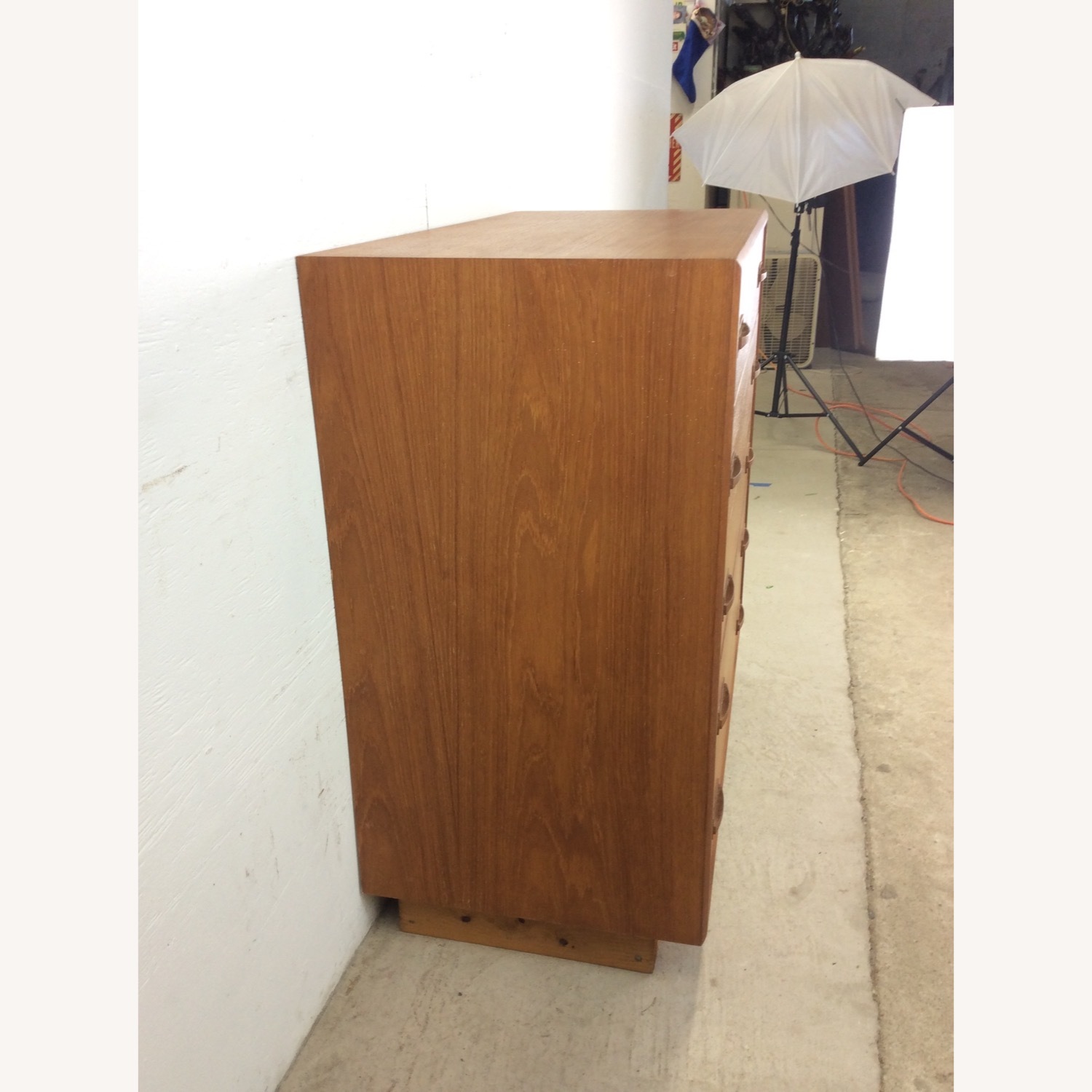 Danish Modern Teak Highboy Dresser - image-14