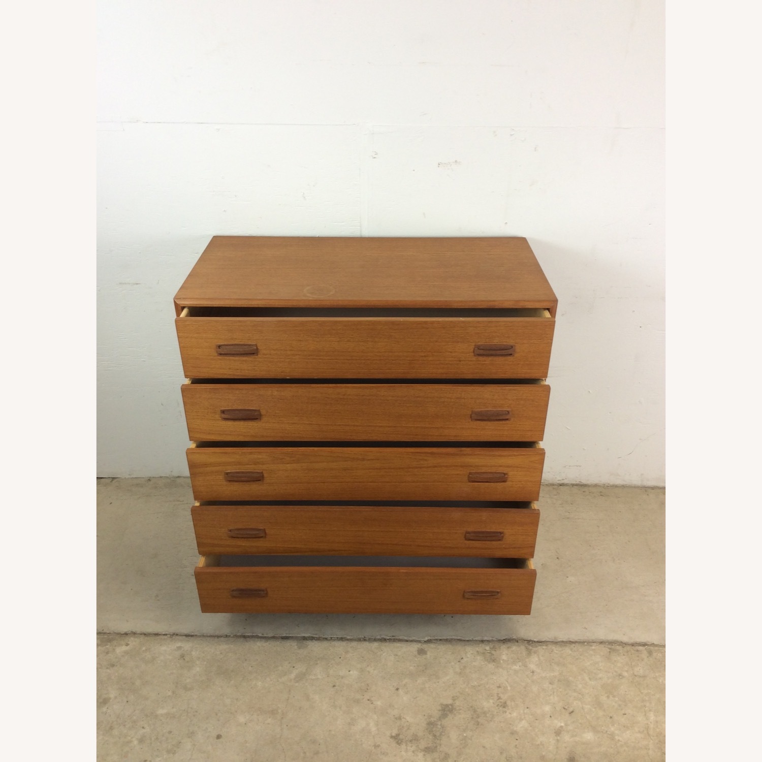 Danish Modern Teak Highboy Dresser - image-17