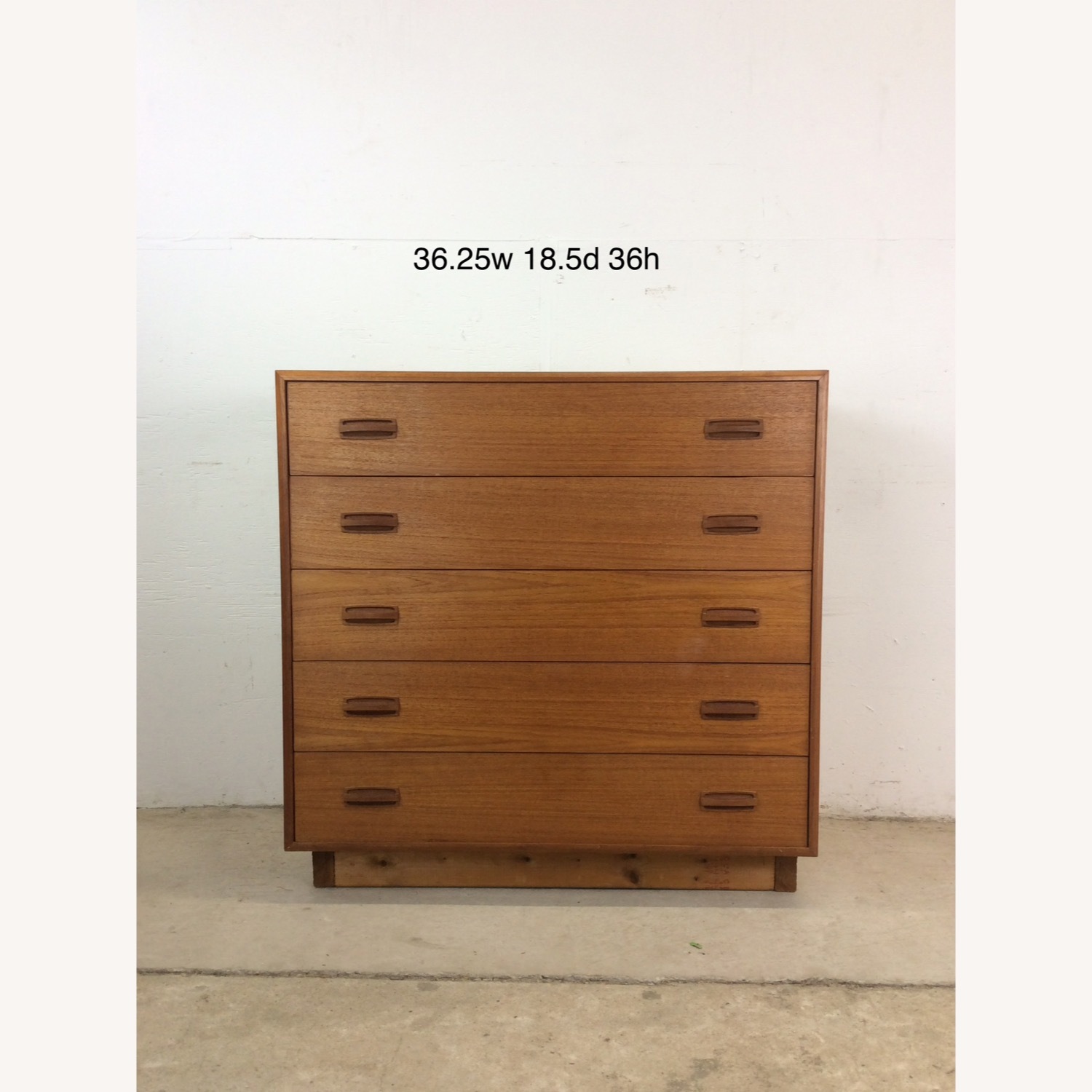 Danish Modern Teak Highboy Dresser - image-20