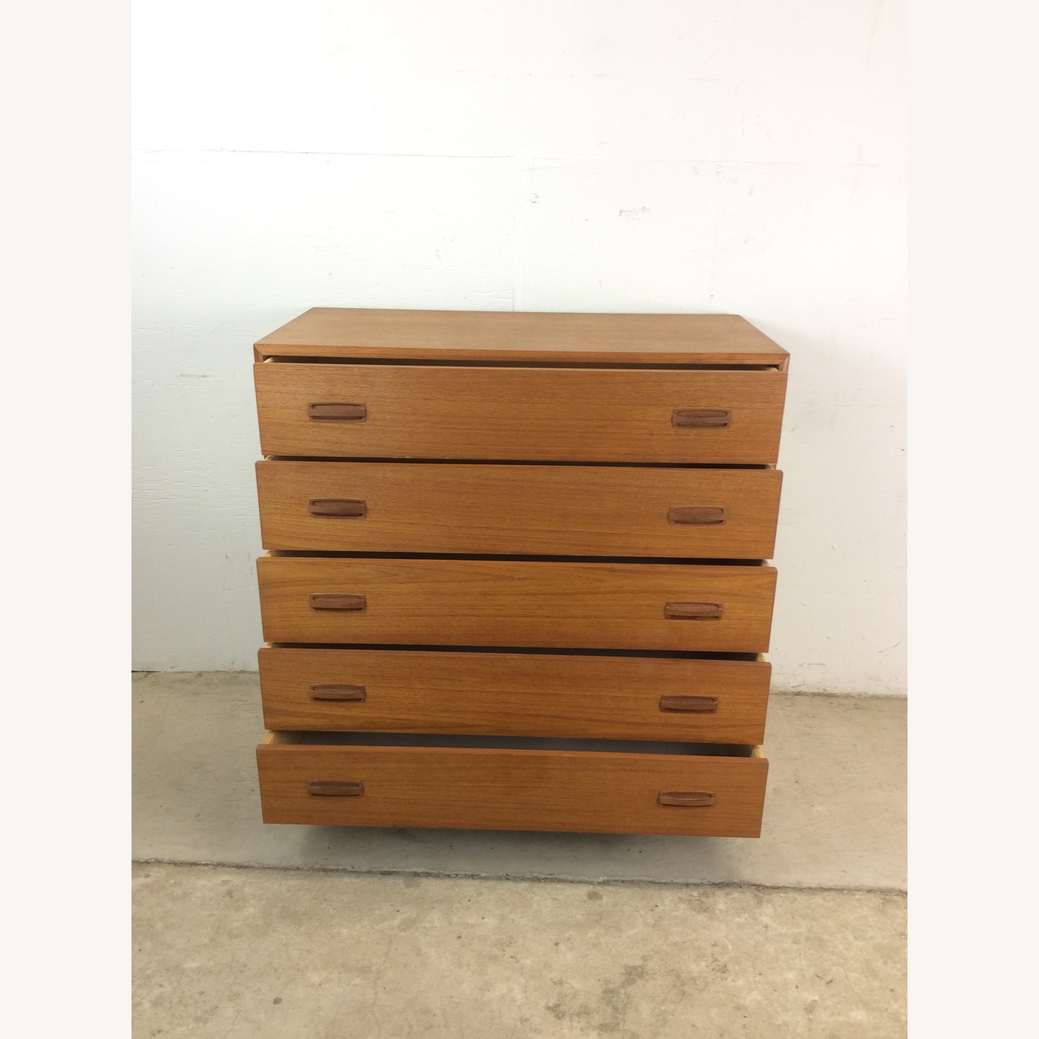Danish Modern Teak Highboy Dresser - image-16