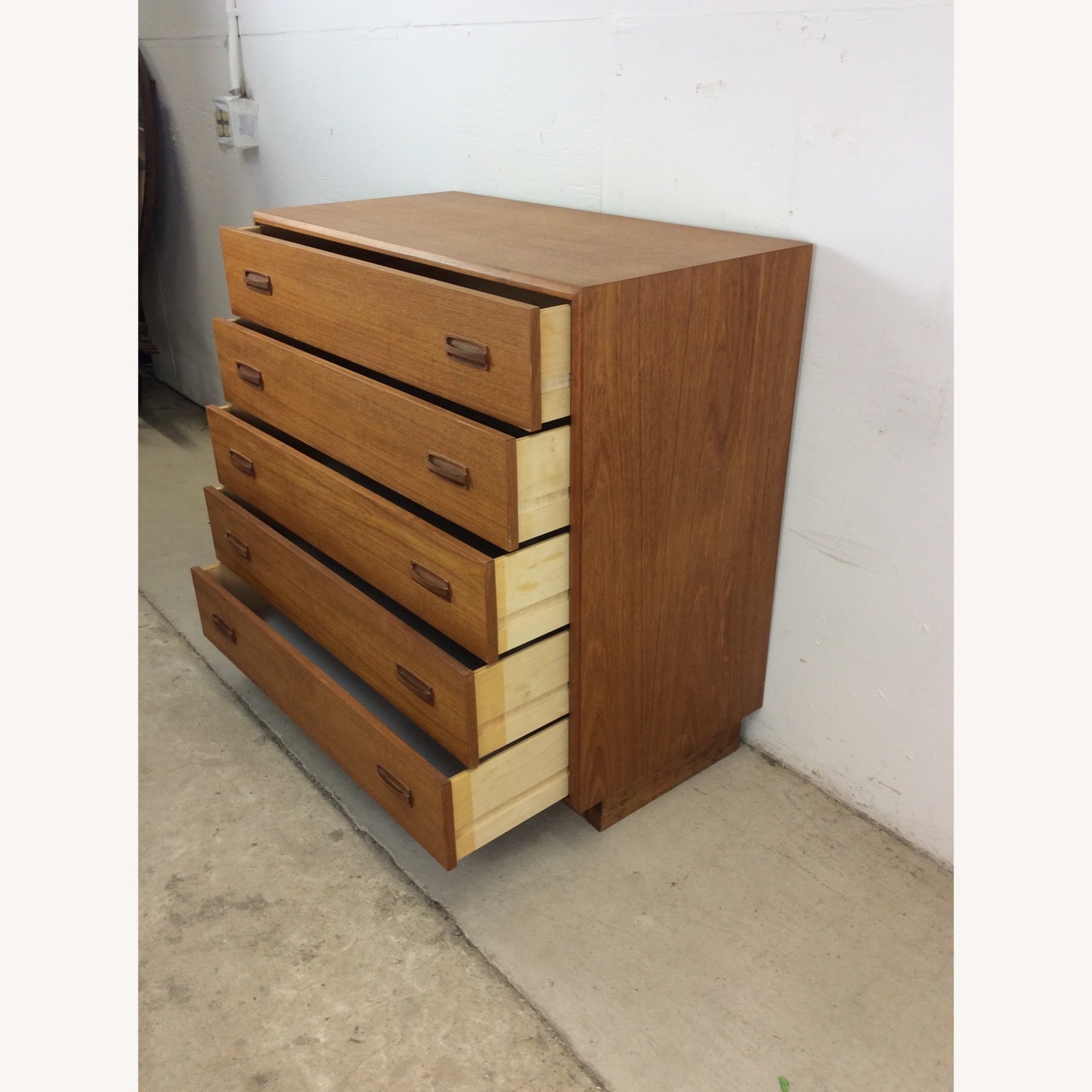 Danish Modern Teak Highboy Dresser - image-18
