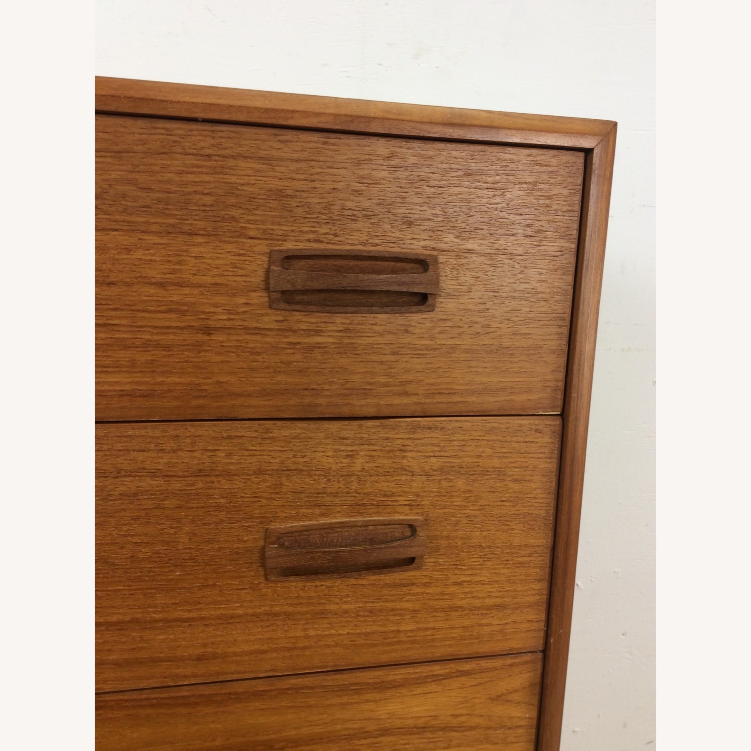 Danish Modern Teak Highboy Dresser - image-11