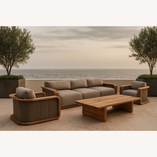 Used Restoration Hardware Santiago Teak Set for sale on AptDeco