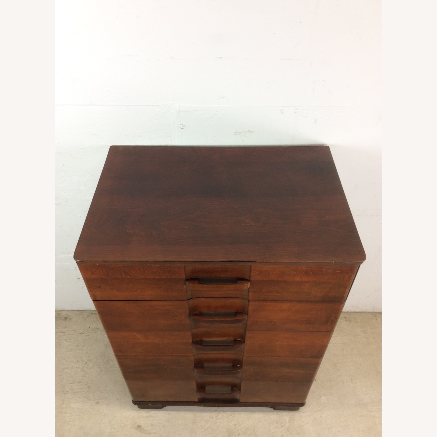 Art Deco Highboy Dresser with Unique Curved Fronts - image-5