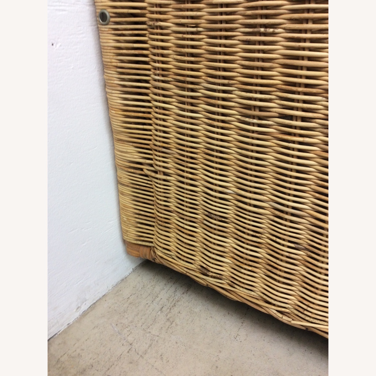 MCM 3 Seater Sofa with Wicker Arms - image-15