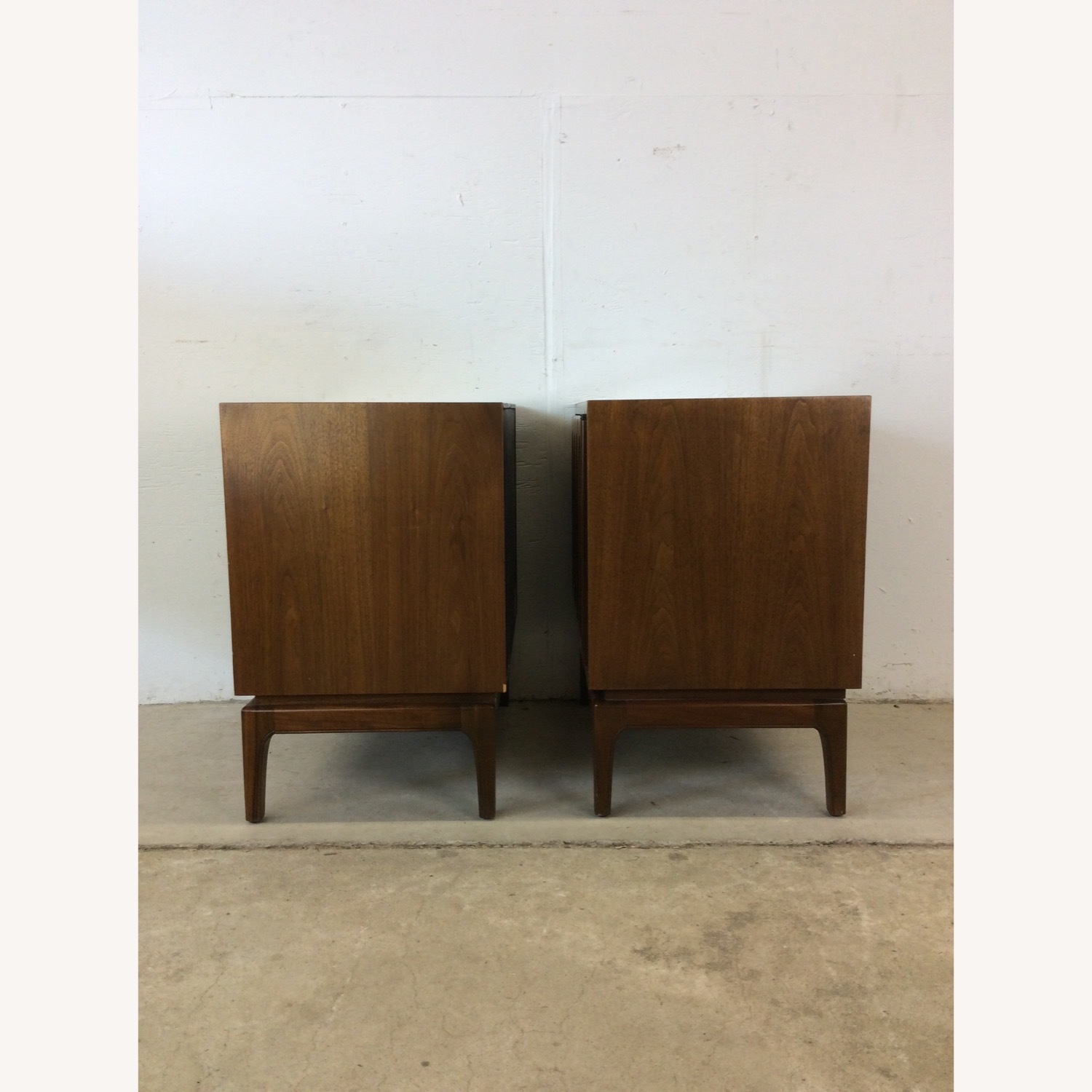Pair of Mid Century Modern Nightstands in Walnut - image-22
