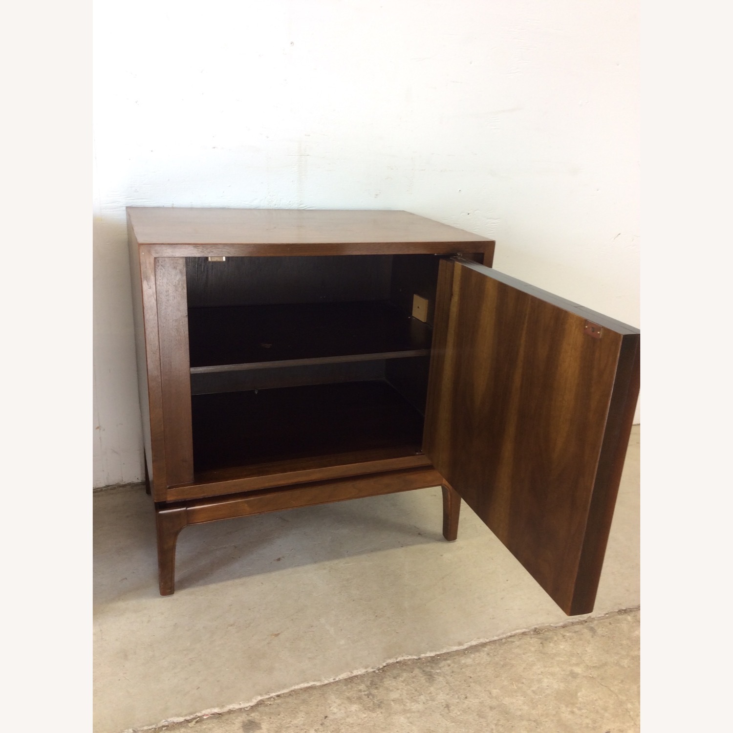Pair of Mid Century Modern Nightstands in Walnut - image-12