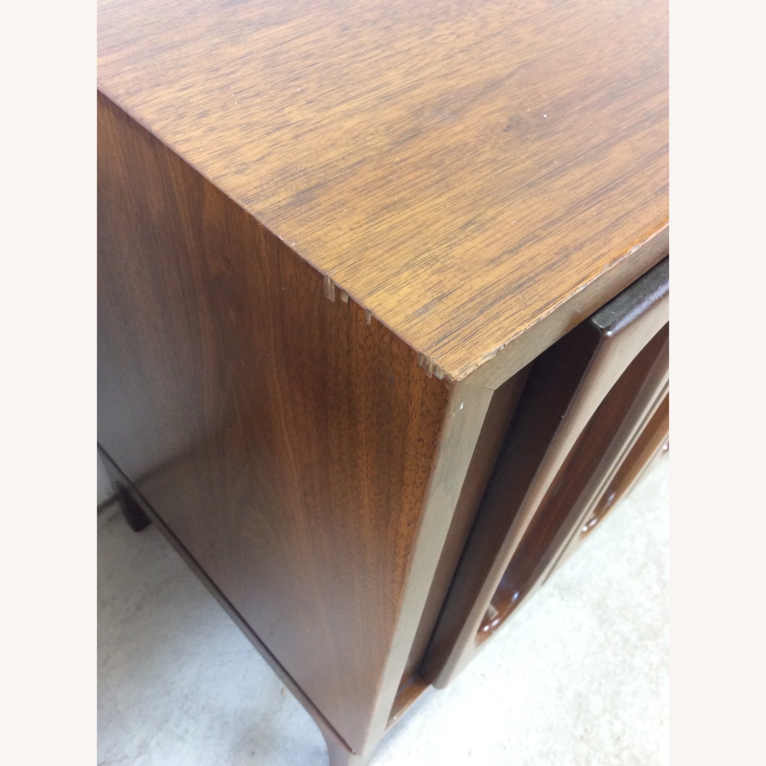 Pair of Mid Century Modern Nightstands in Walnut - image-6