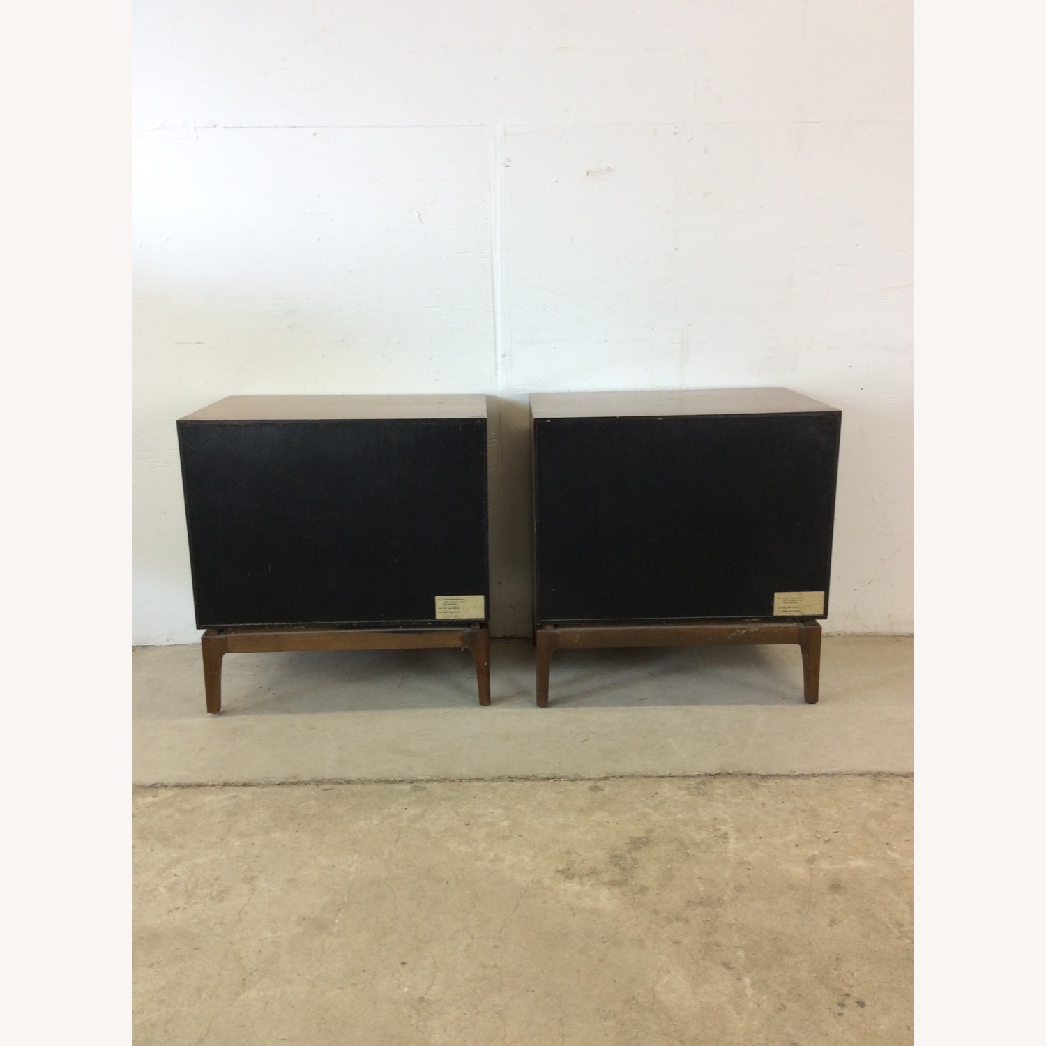 Pair of Mid Century Modern Nightstands in Walnut - image-20