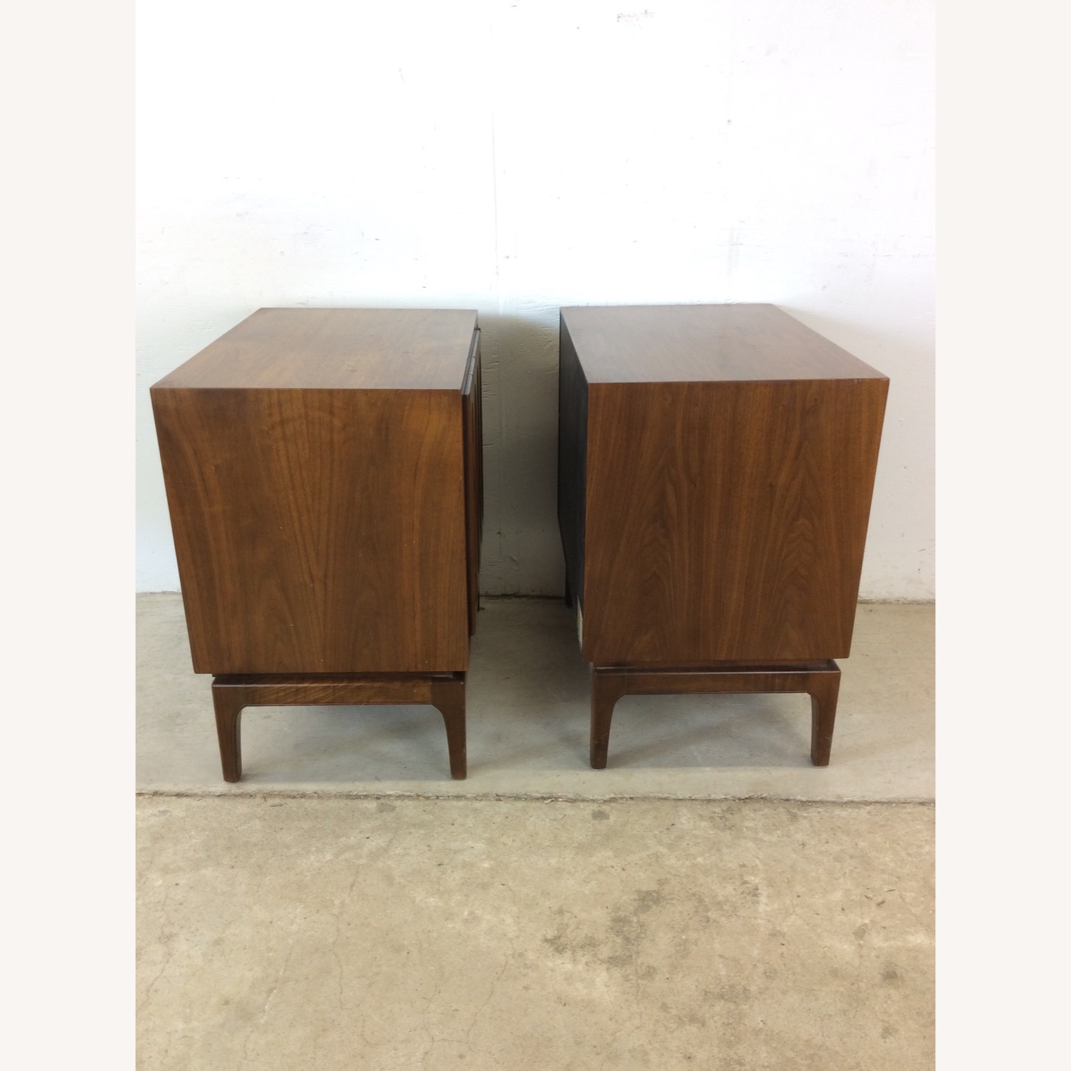 Pair of Mid Century Modern Nightstands in Walnut - image-17