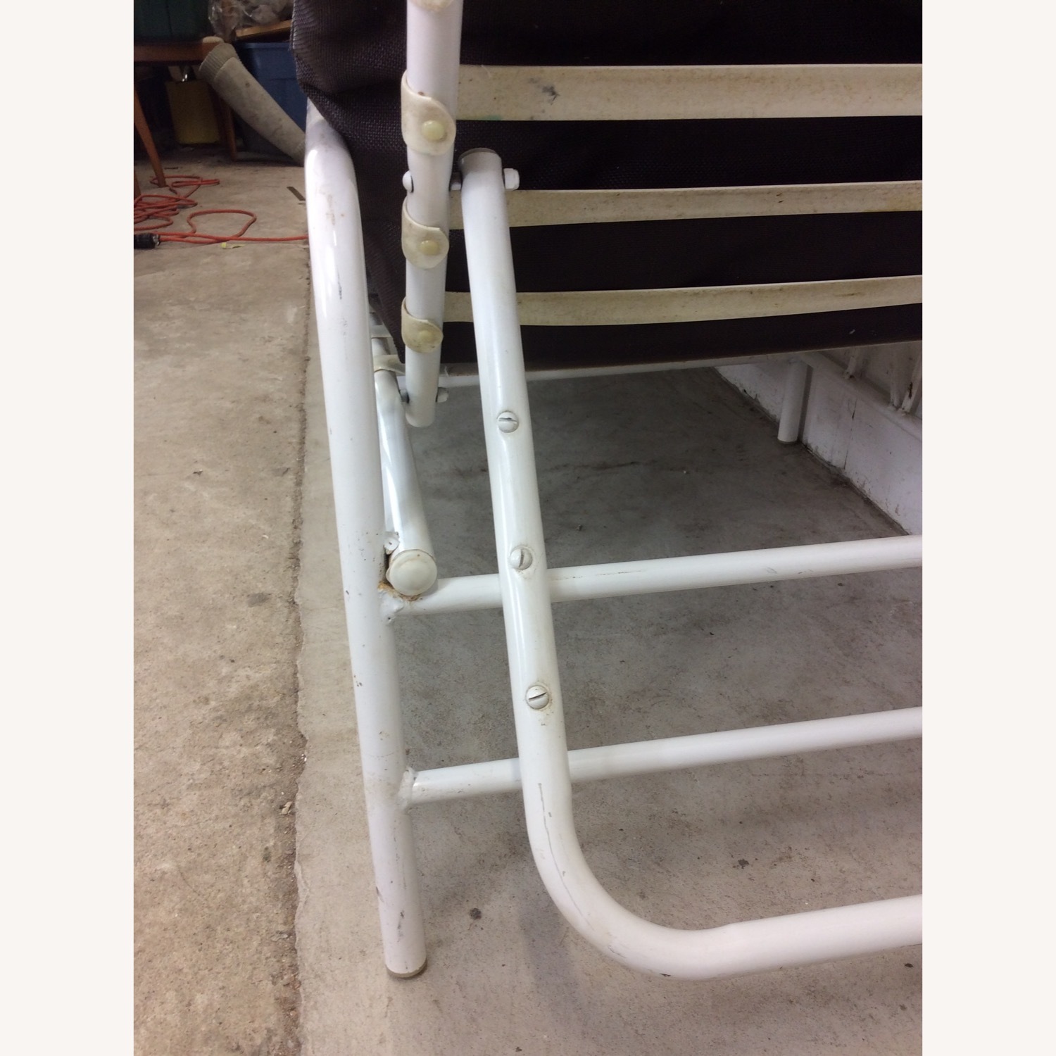 Vintage Outdoor Patio Adjustable Aluminum Lounger - image-13